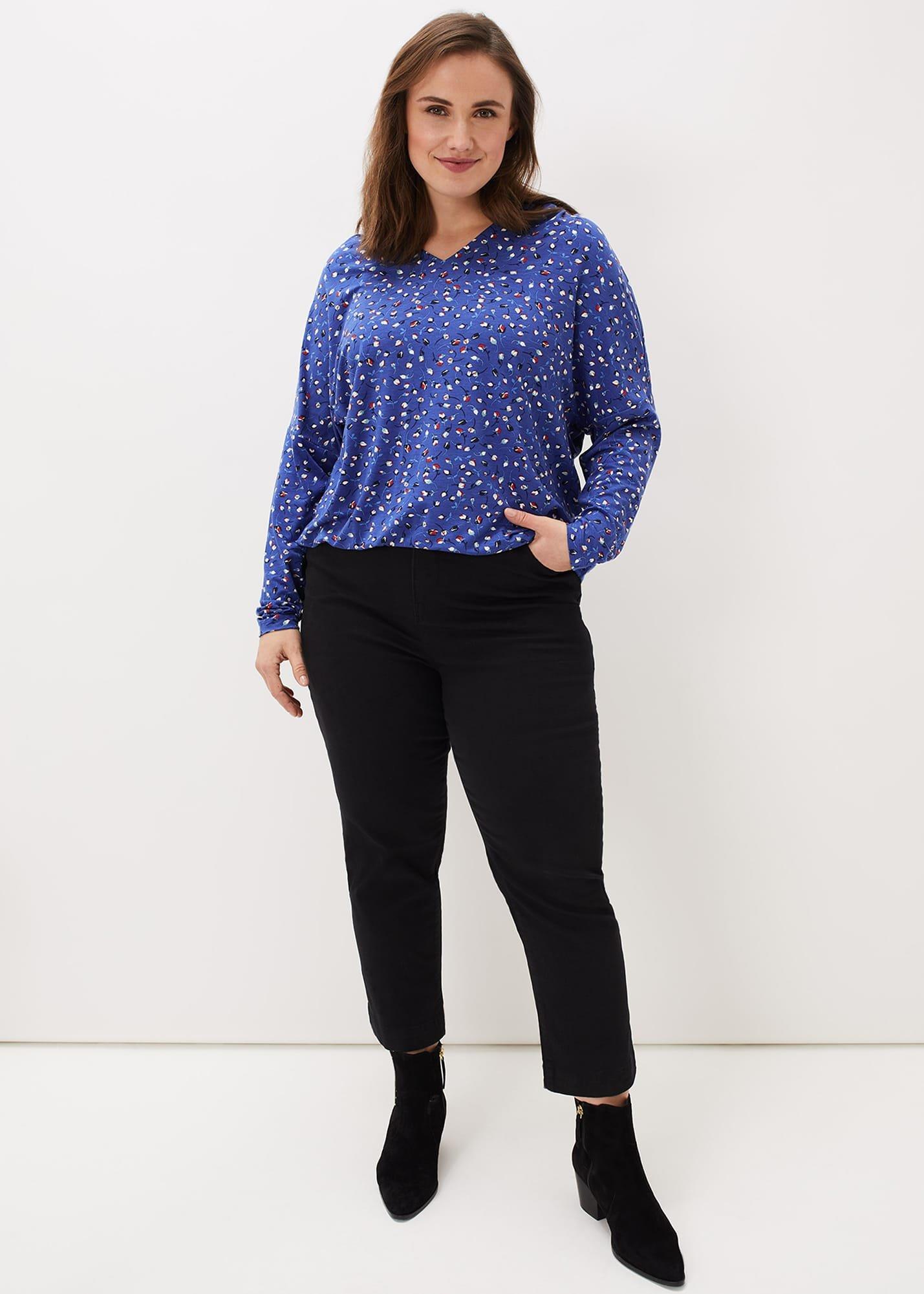 Alexandra Tulip Print Jersey Top