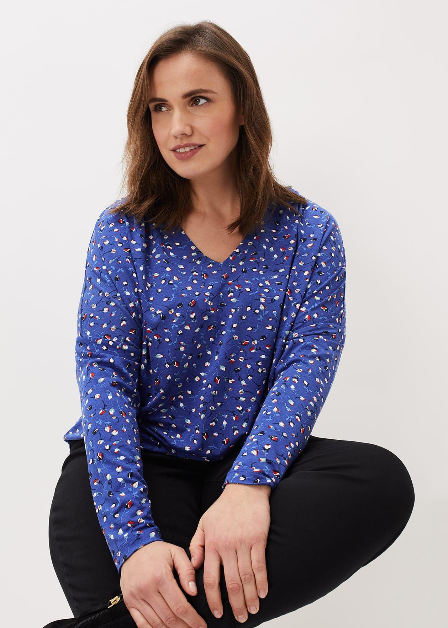 Alexandra Tulip Print Jersey Top