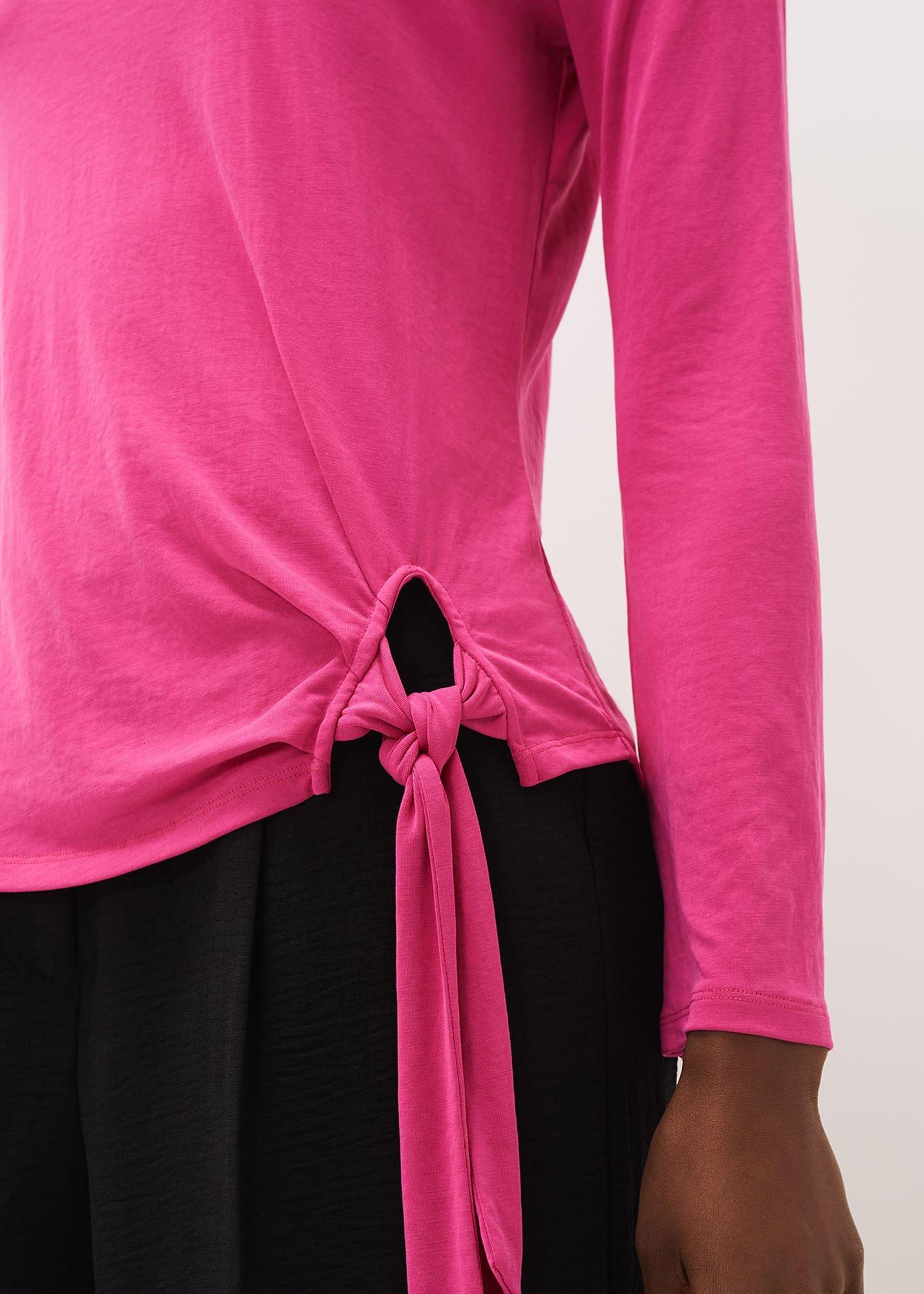 Maisie Cupro Tie Hem Top