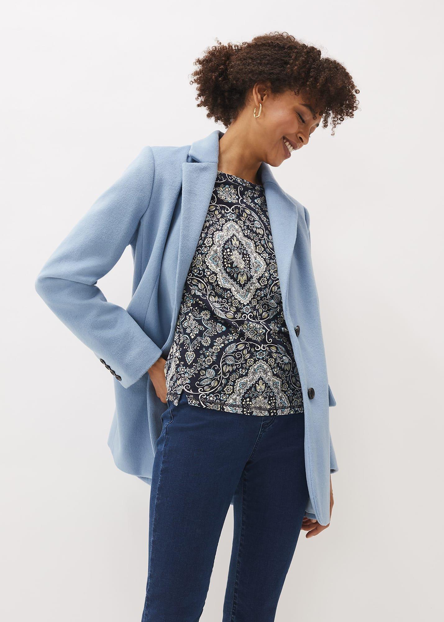 Polly Paisley Print Top
