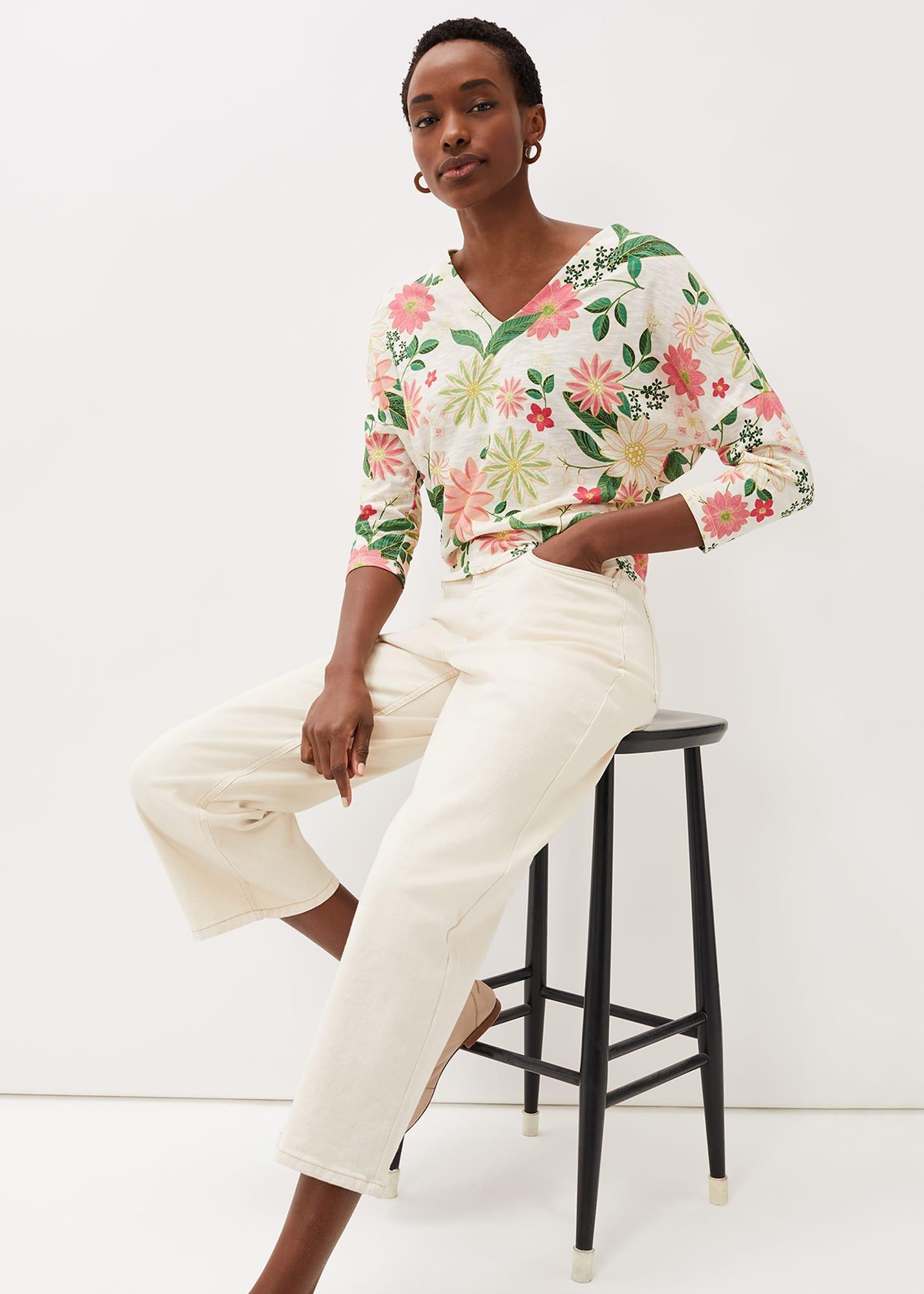 Lily Floral Print Top