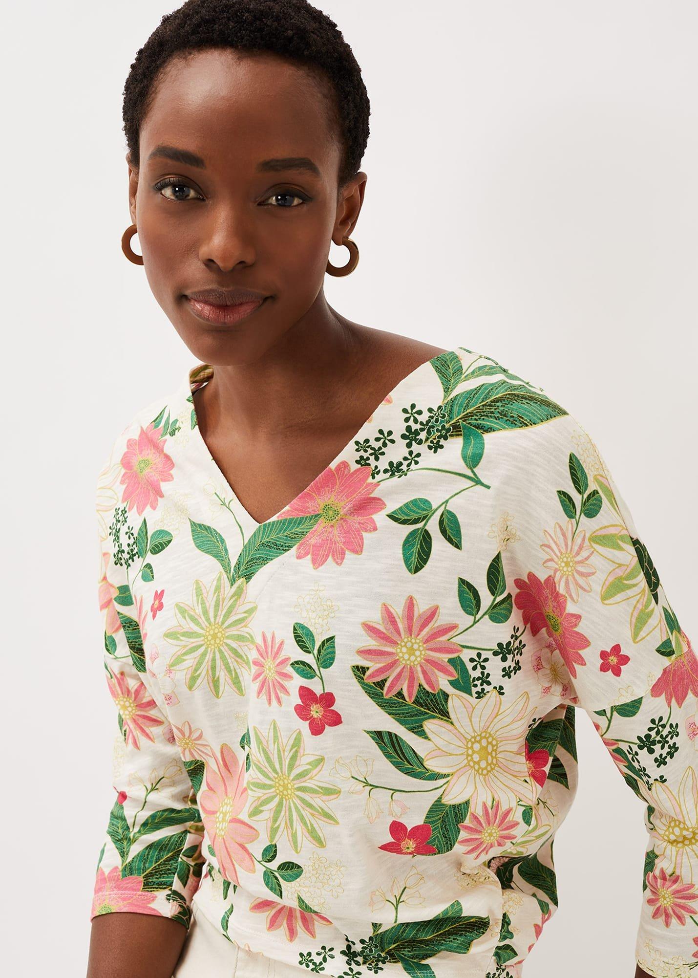 Lily Floral Print Top