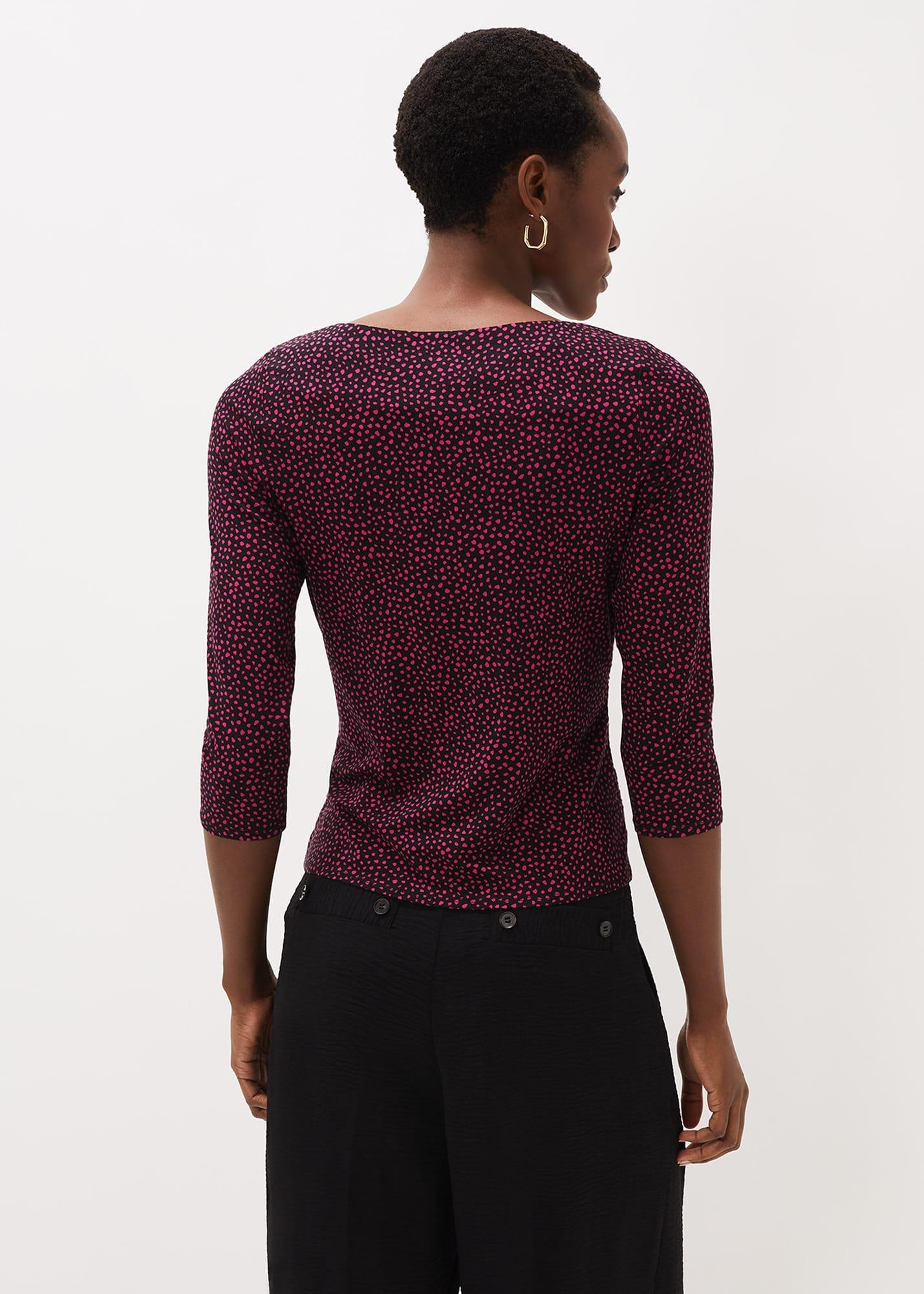 Paris Spot Print Top