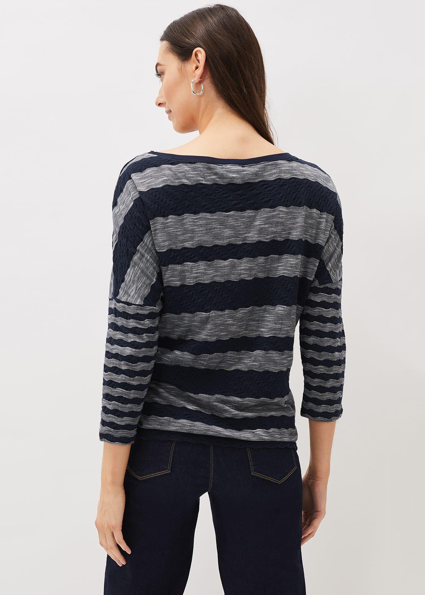 Jinny Textured Stripe Top