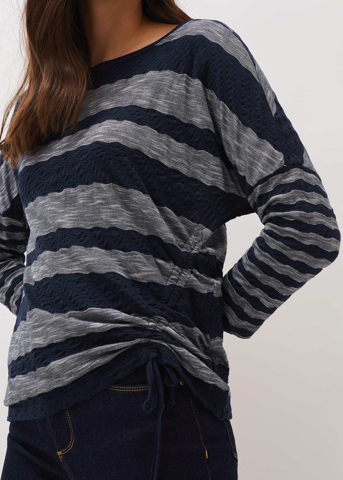Jinny Textured Stripe Top