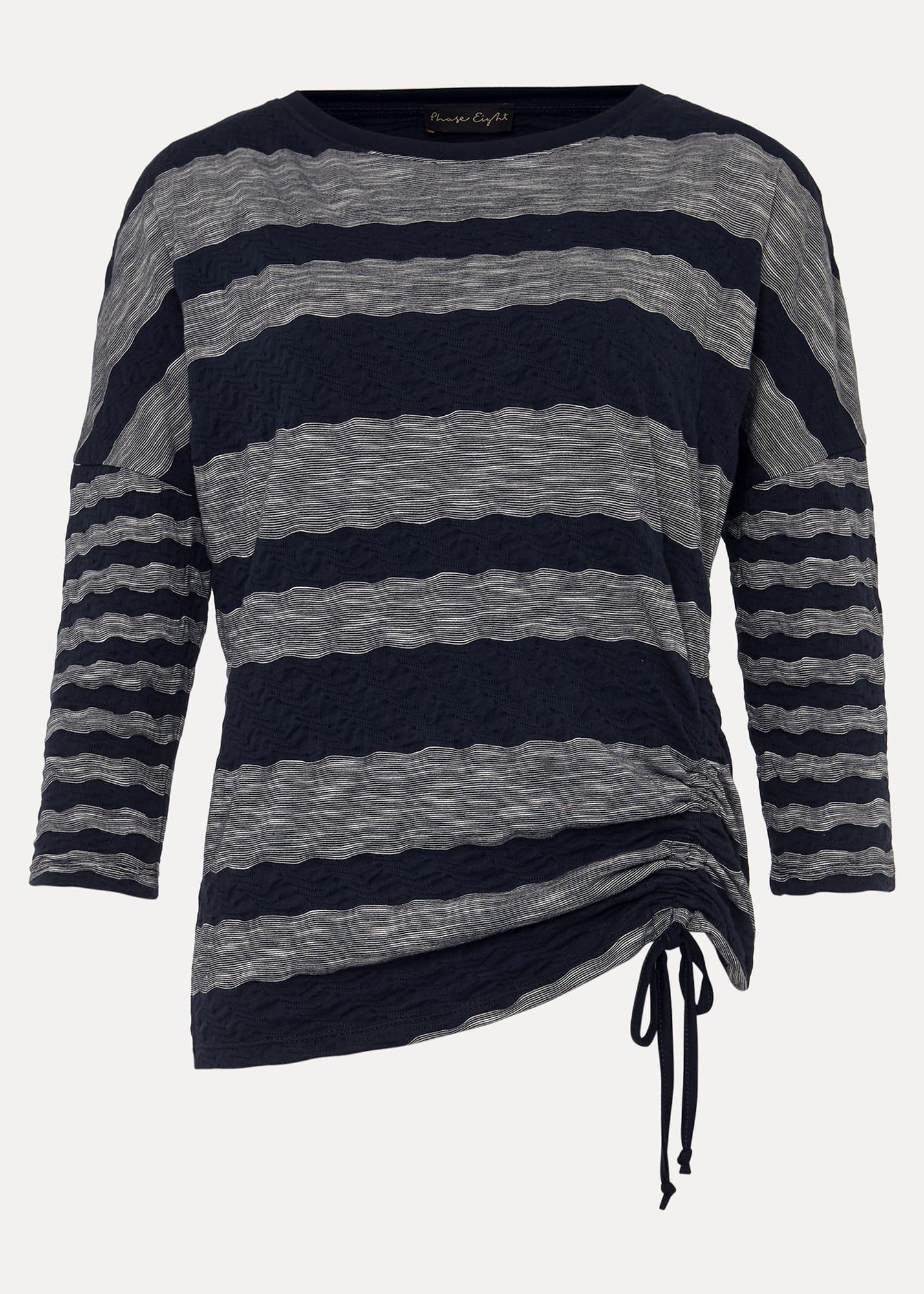 Jinny Textured Stripe Top