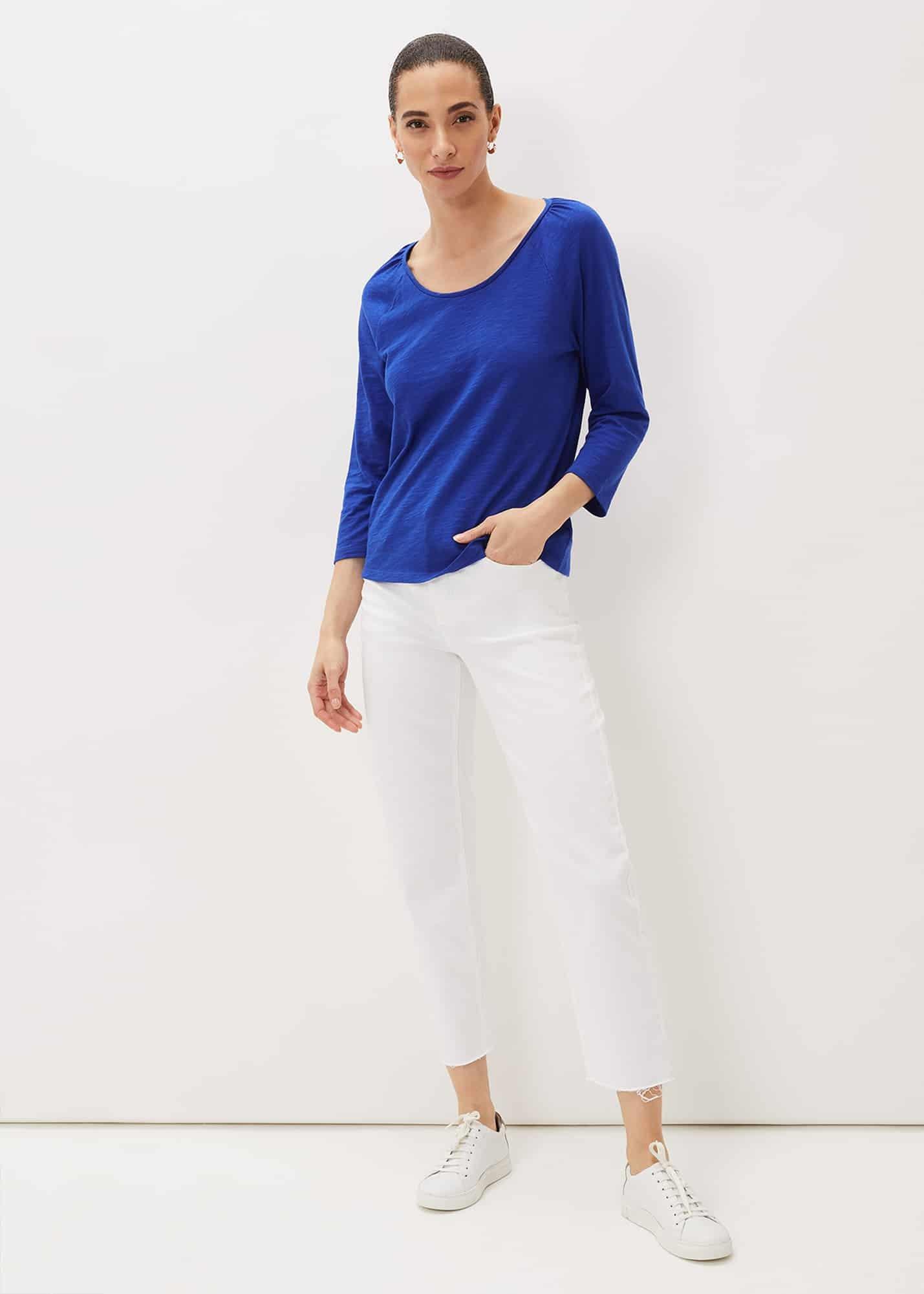 Belle Scoop Ruched Top