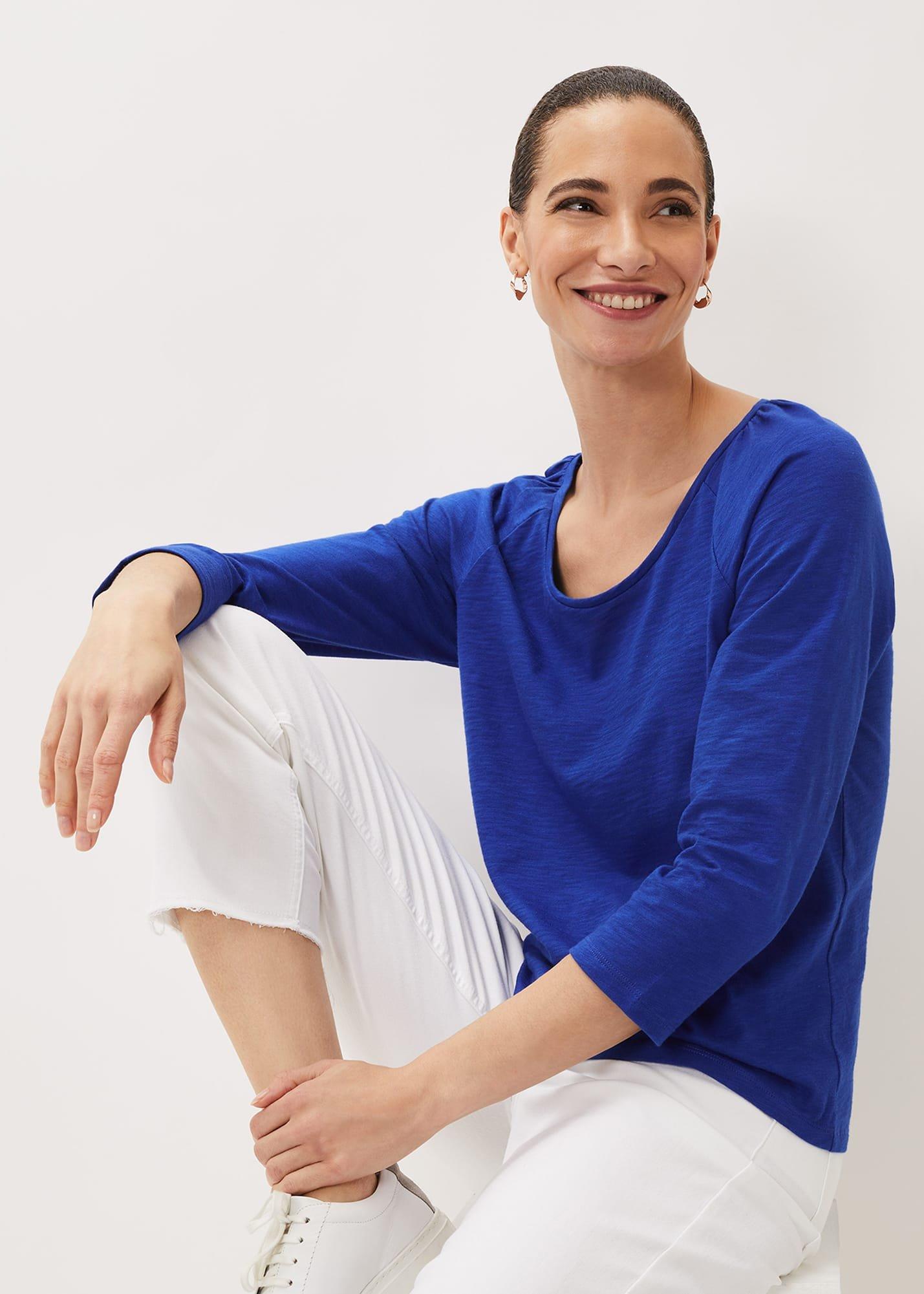 Belle Scoop Ruched Top