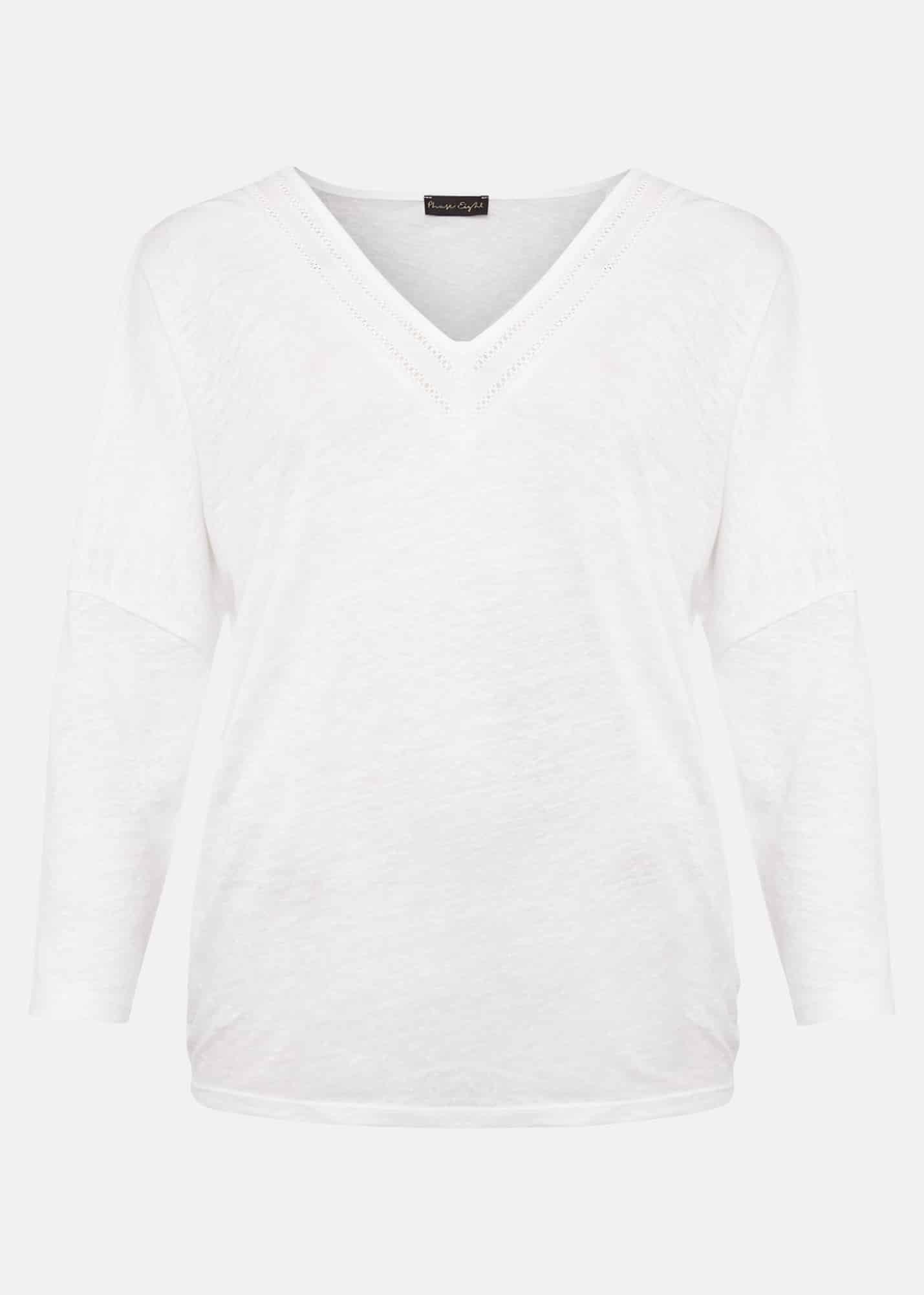 Kaitlyn V Neck Linen Top