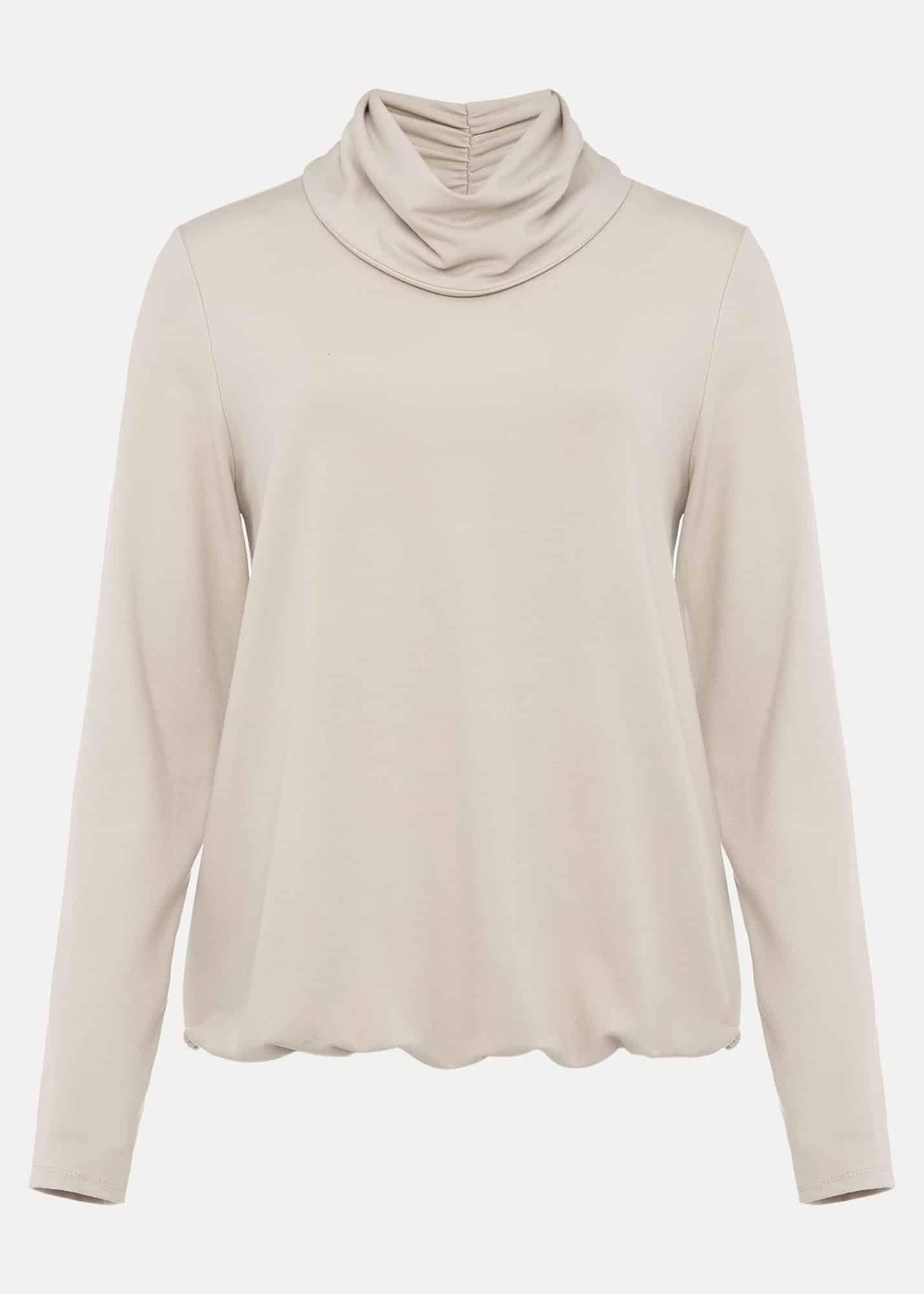 Elia Cowl Neck Blouson Top