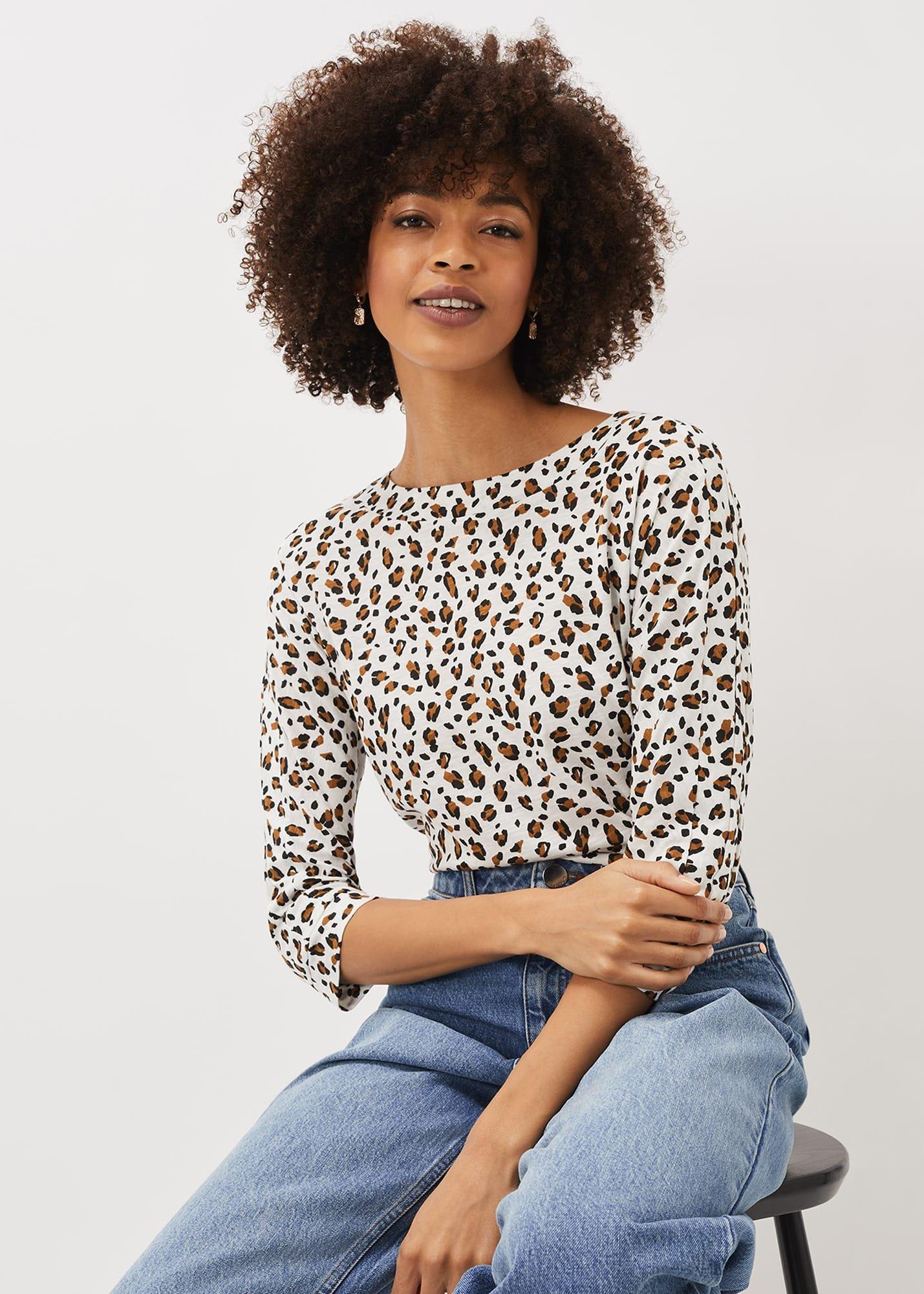 Florentine Leopard Print Top