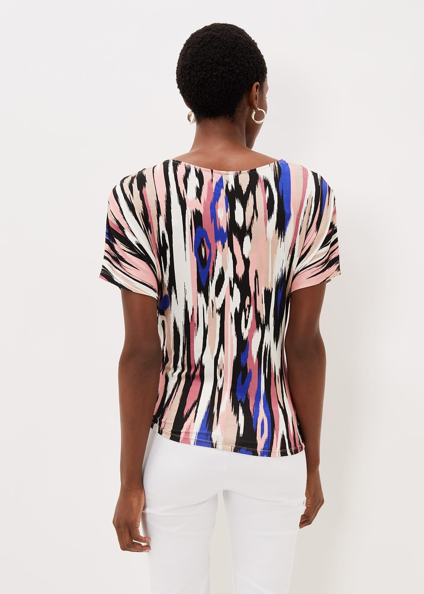 Caitlyn Ikat Print Top