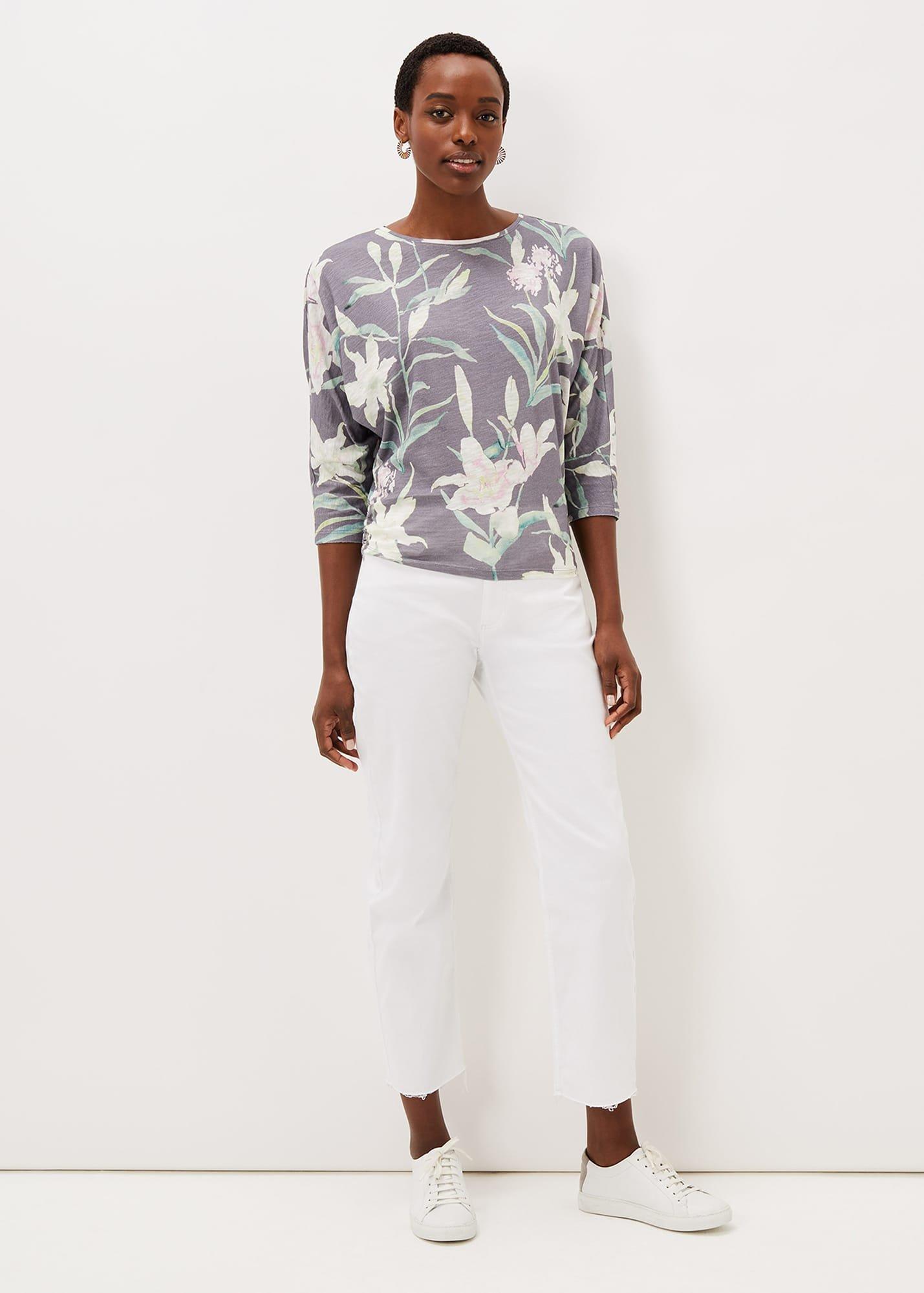 Inna Watercolour Print Top