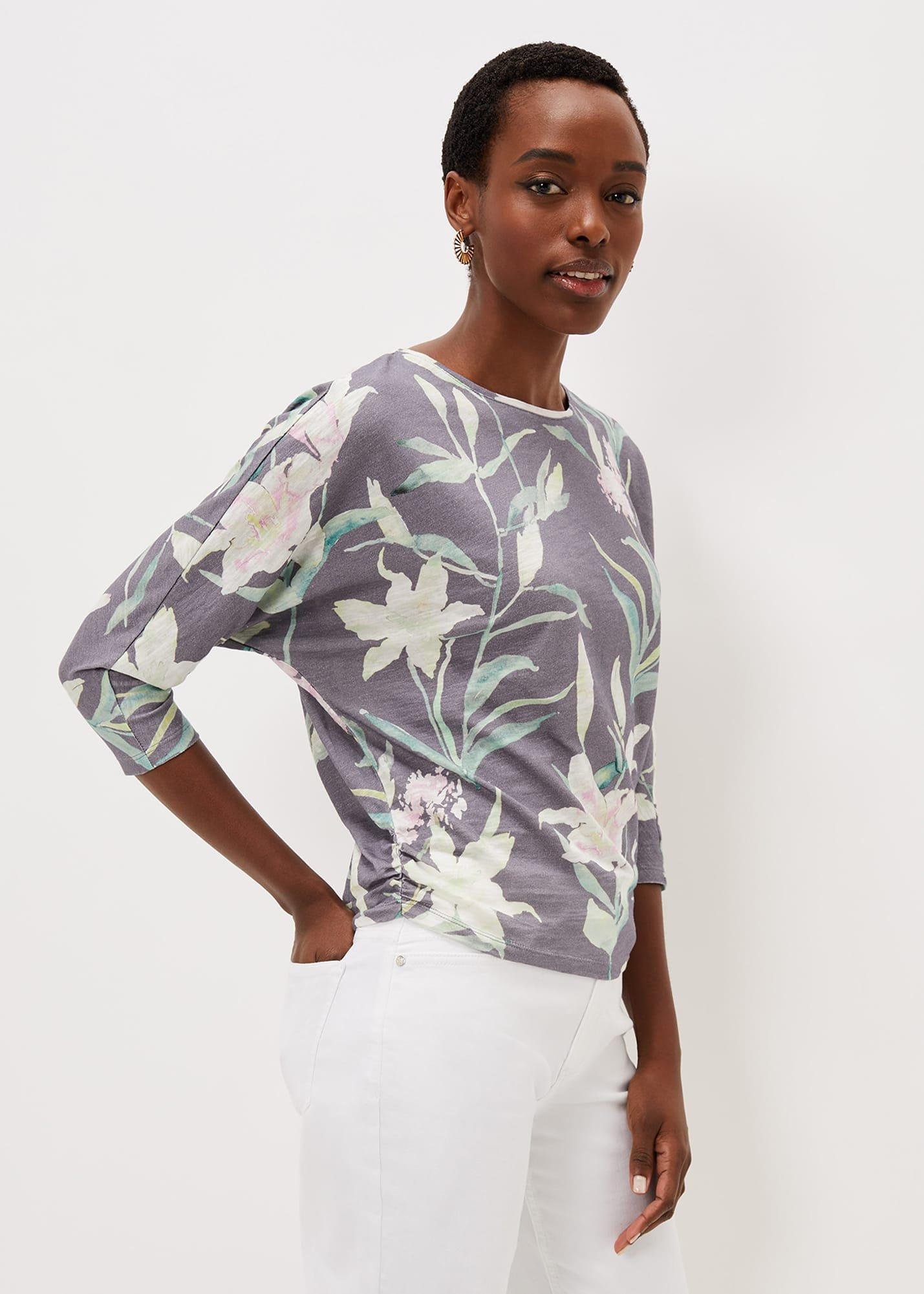 Inna Watercolour Print Top