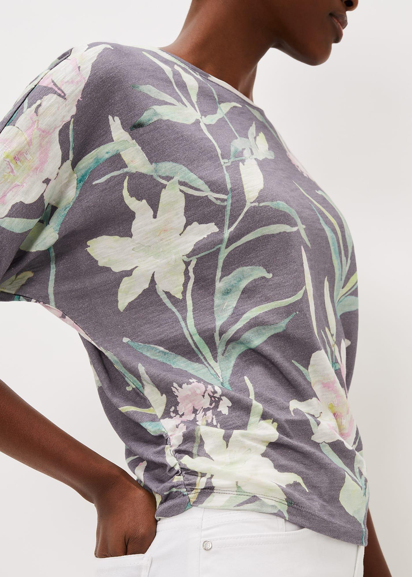 Inna Watercolour Print Top