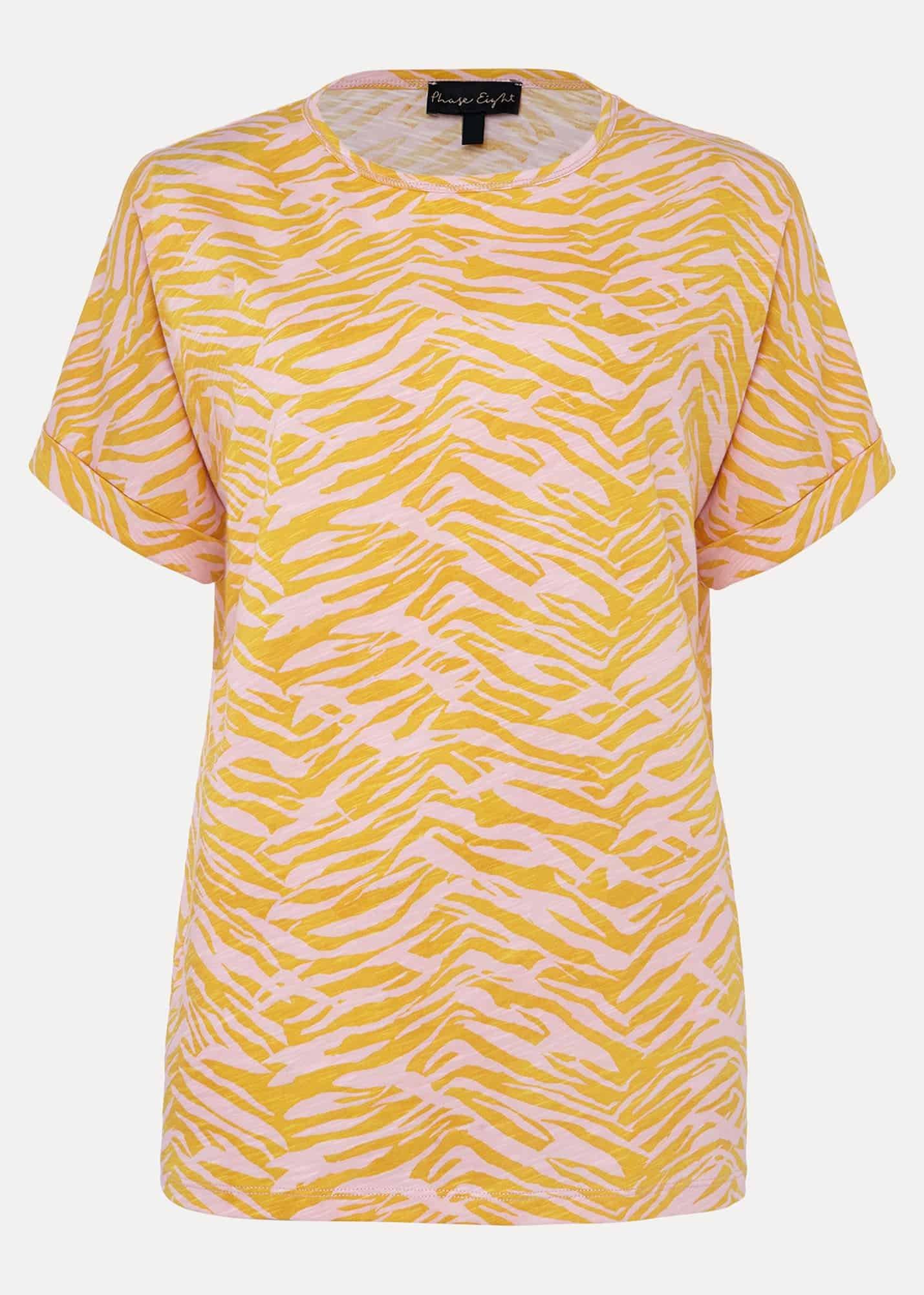 Lucille Cotton Zebra Print Top
