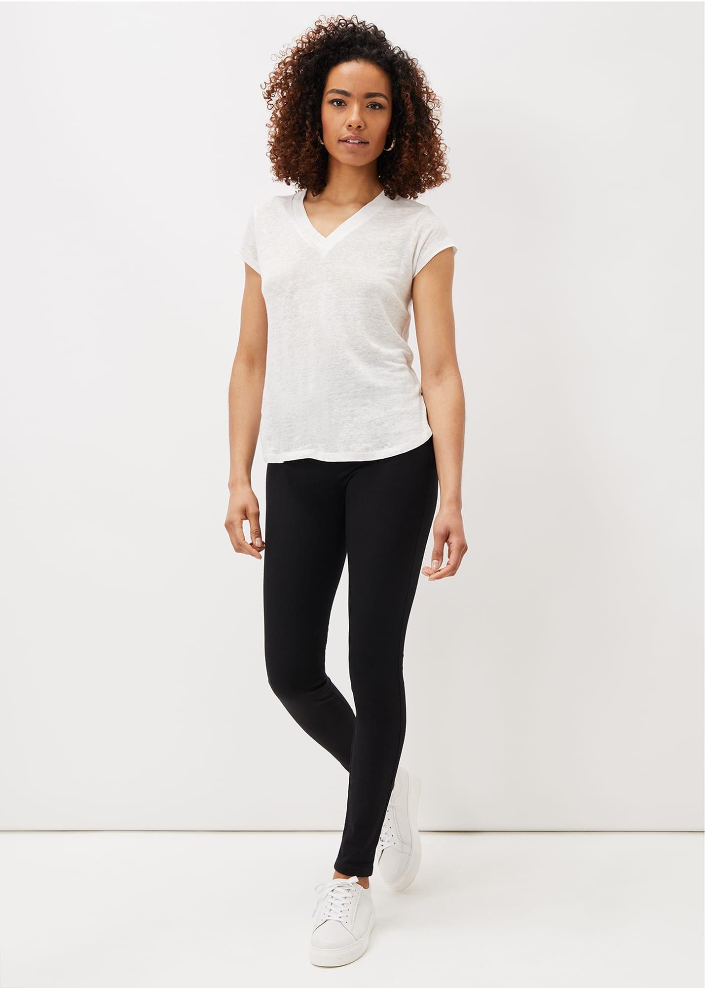 Emera Linen V-Neck Top
