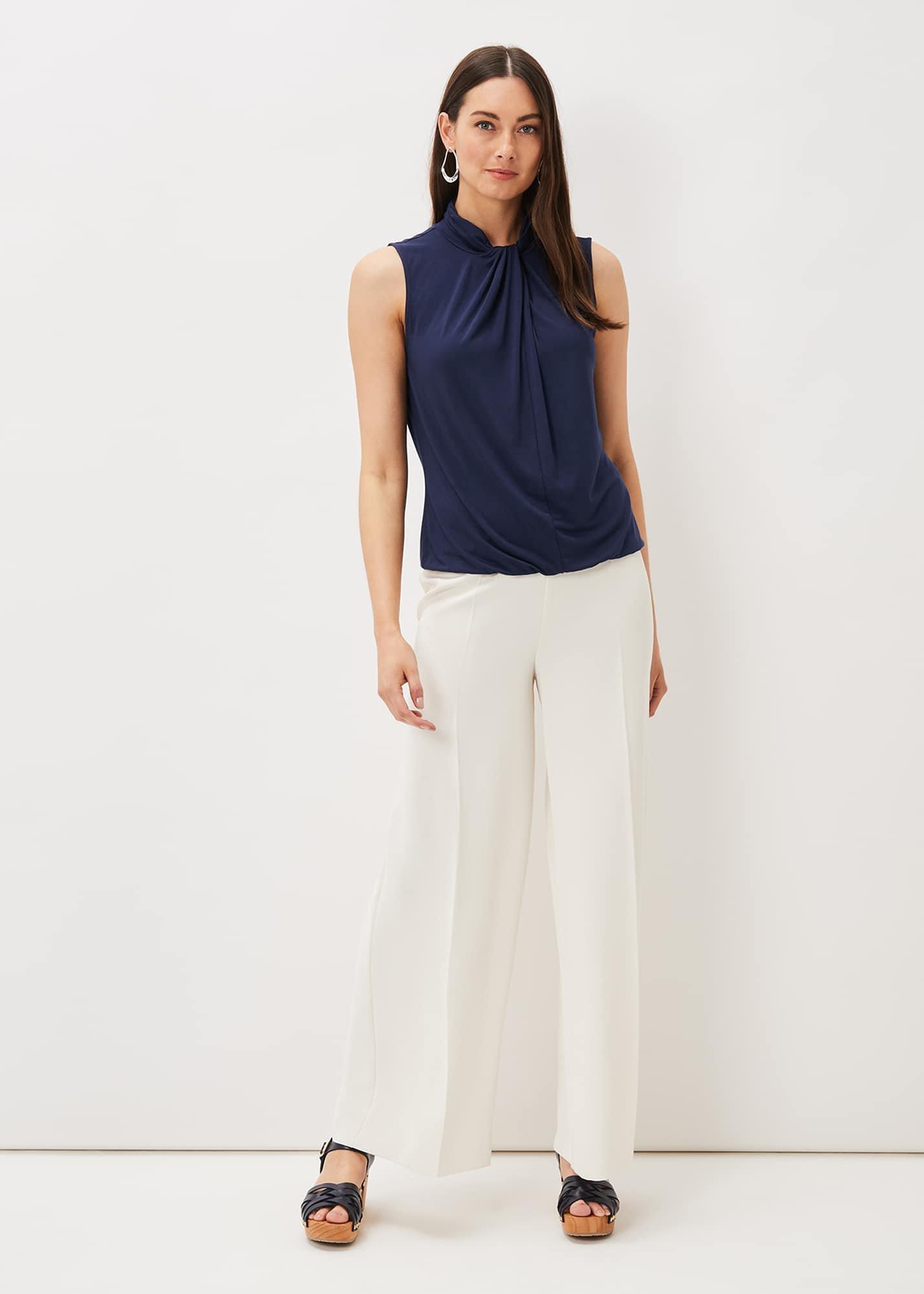 Reign Jersey Twist Neck Top