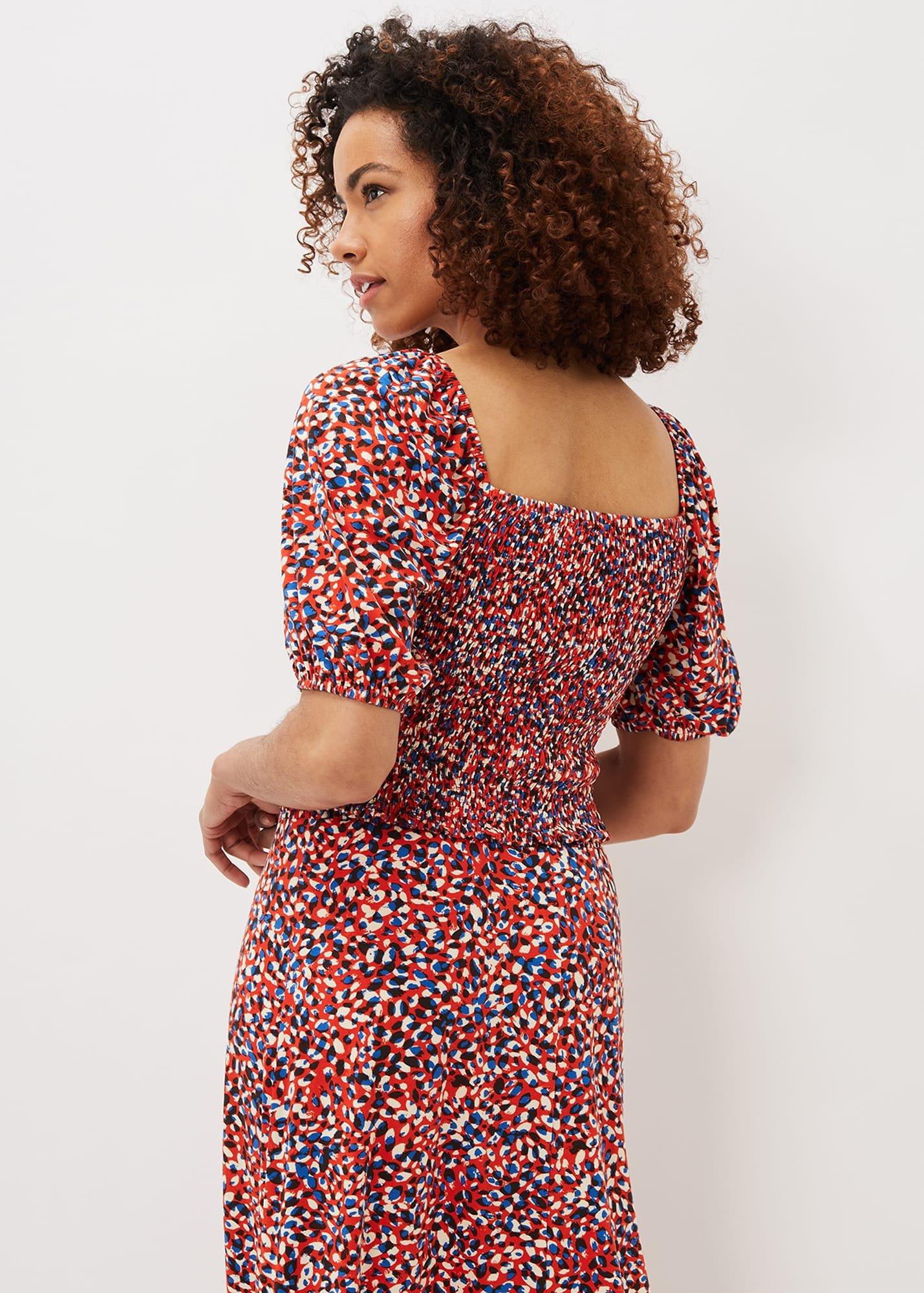 Kamila Ditsy Print Co-Ord Top