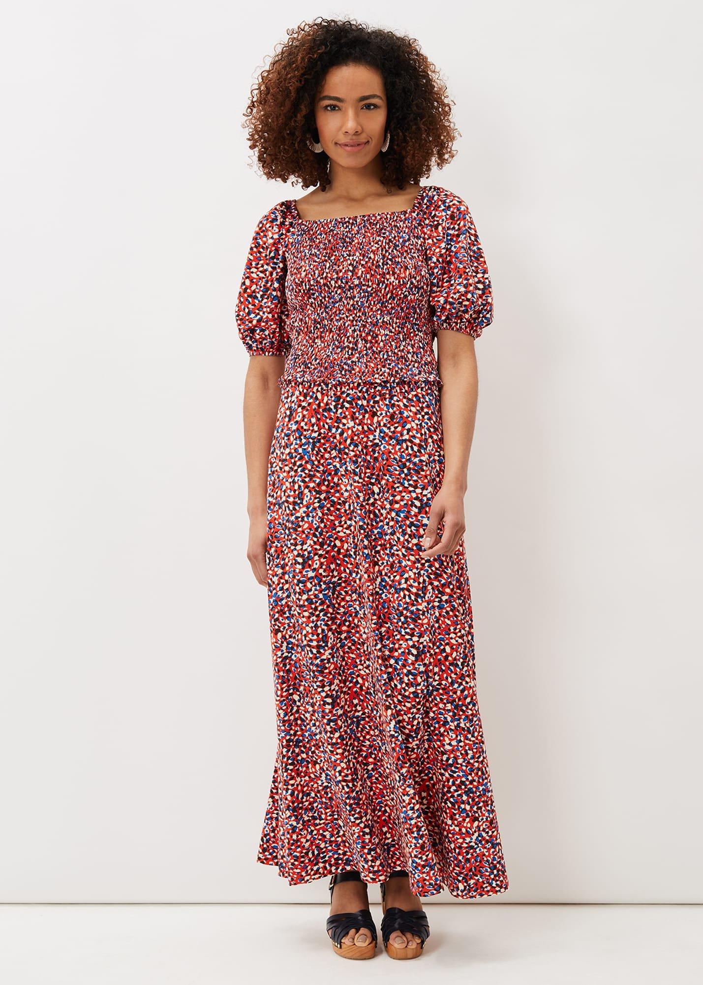 Kamila Ditsy Print Co-Ord Top