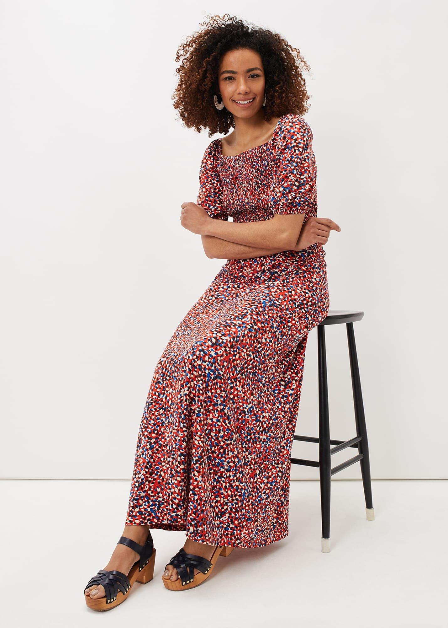 Kamila Ditsy Print Co-Ord Top