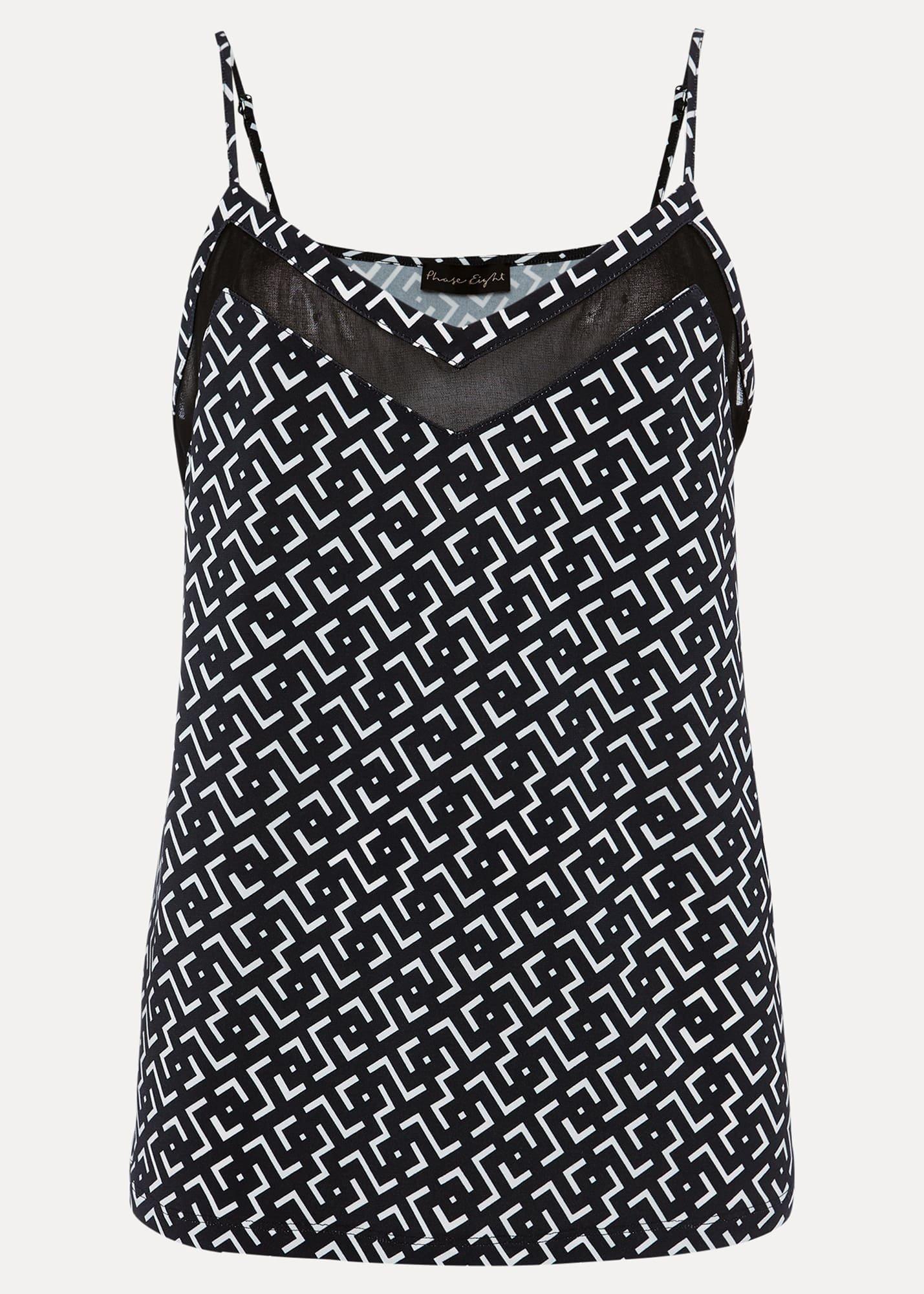 Teigan Jersey Chiffon Insert Camisole