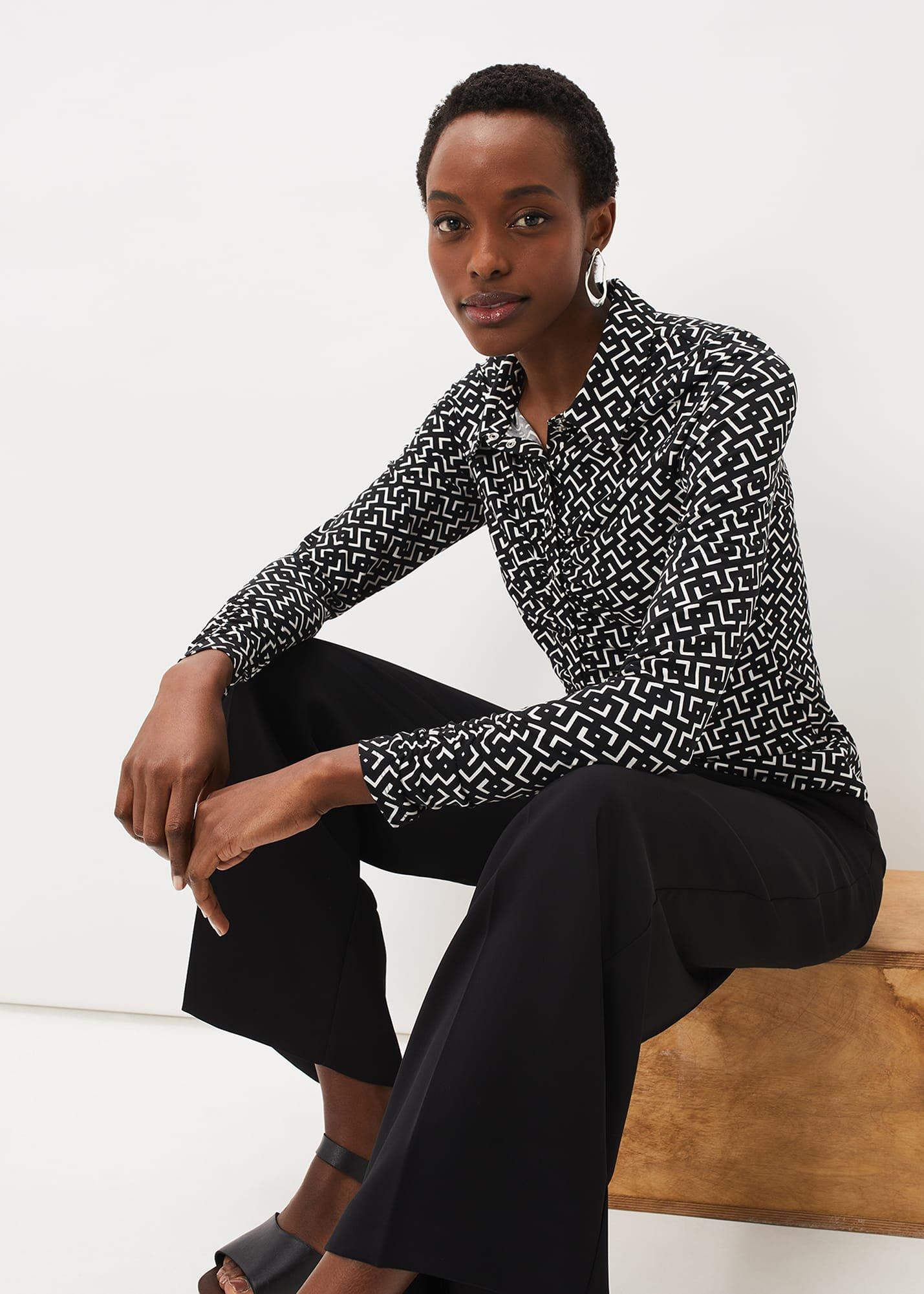 Teigan Jersey Popper Front Shirt