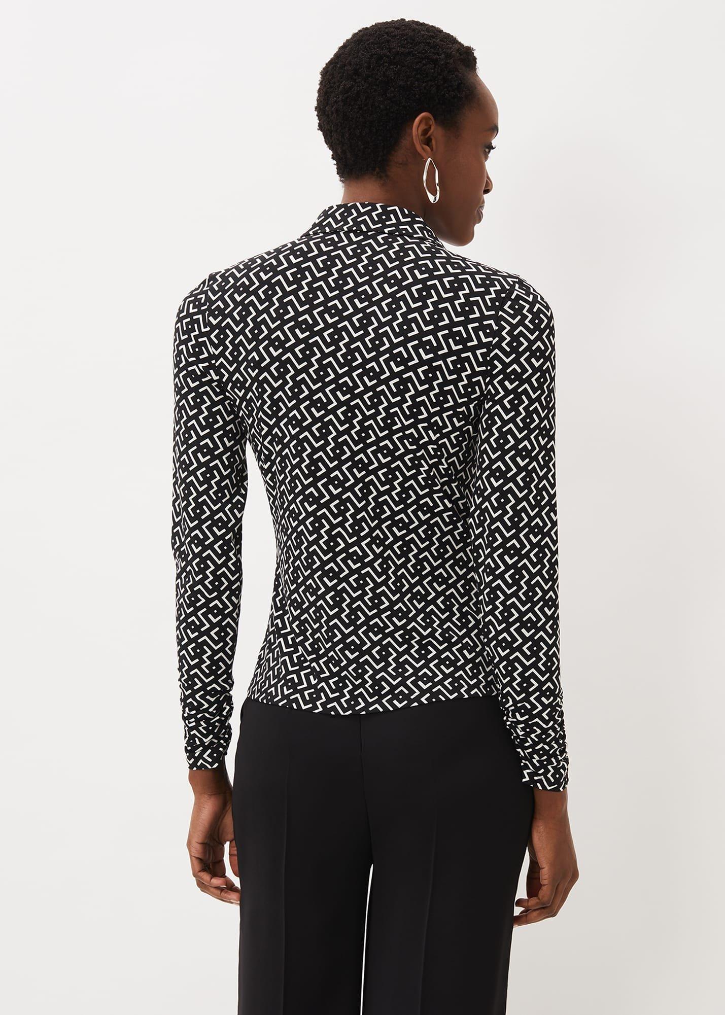 Teigan Jersey Popper Front Shirt