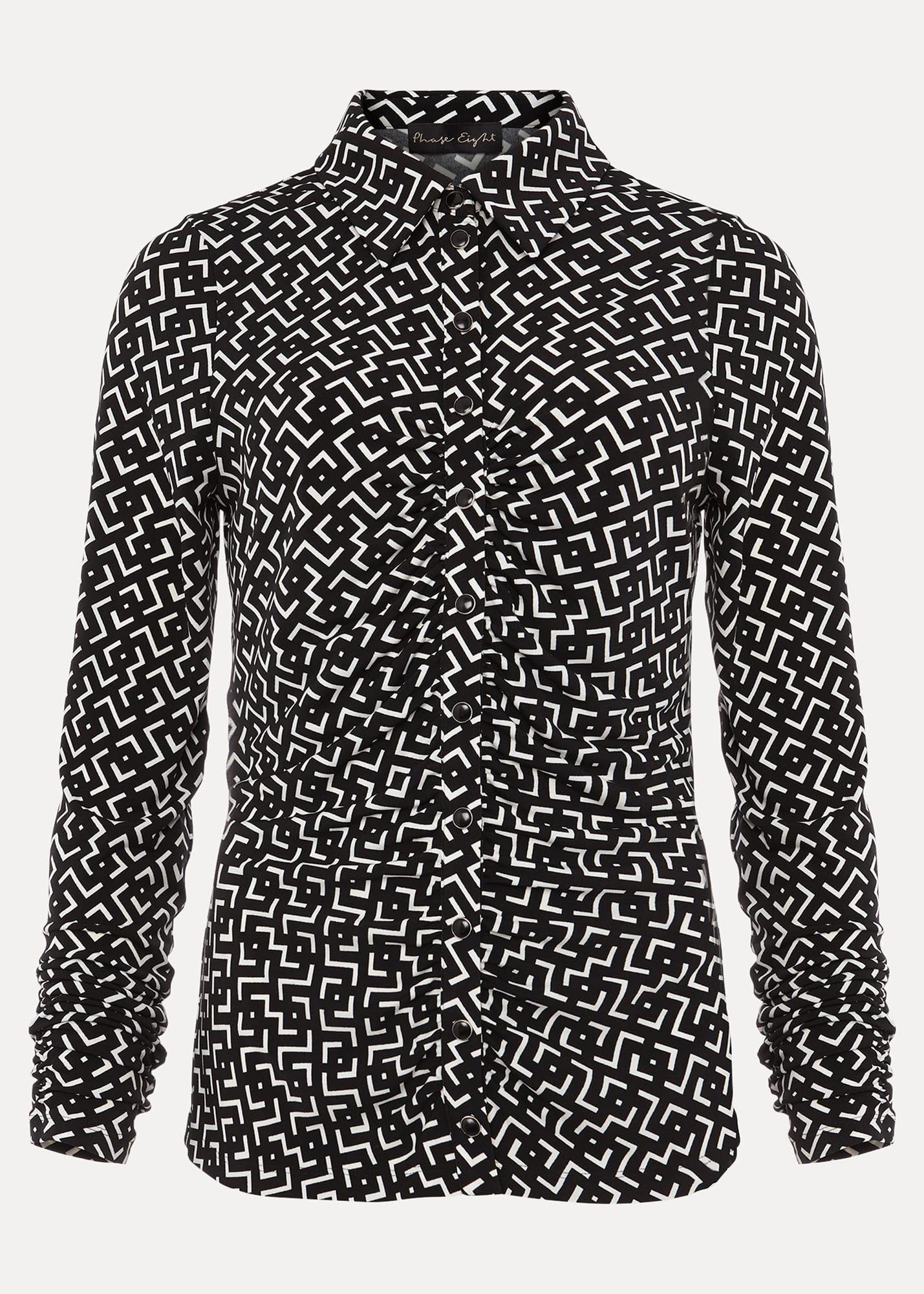 Teigan Jersey Popper Front Shirt