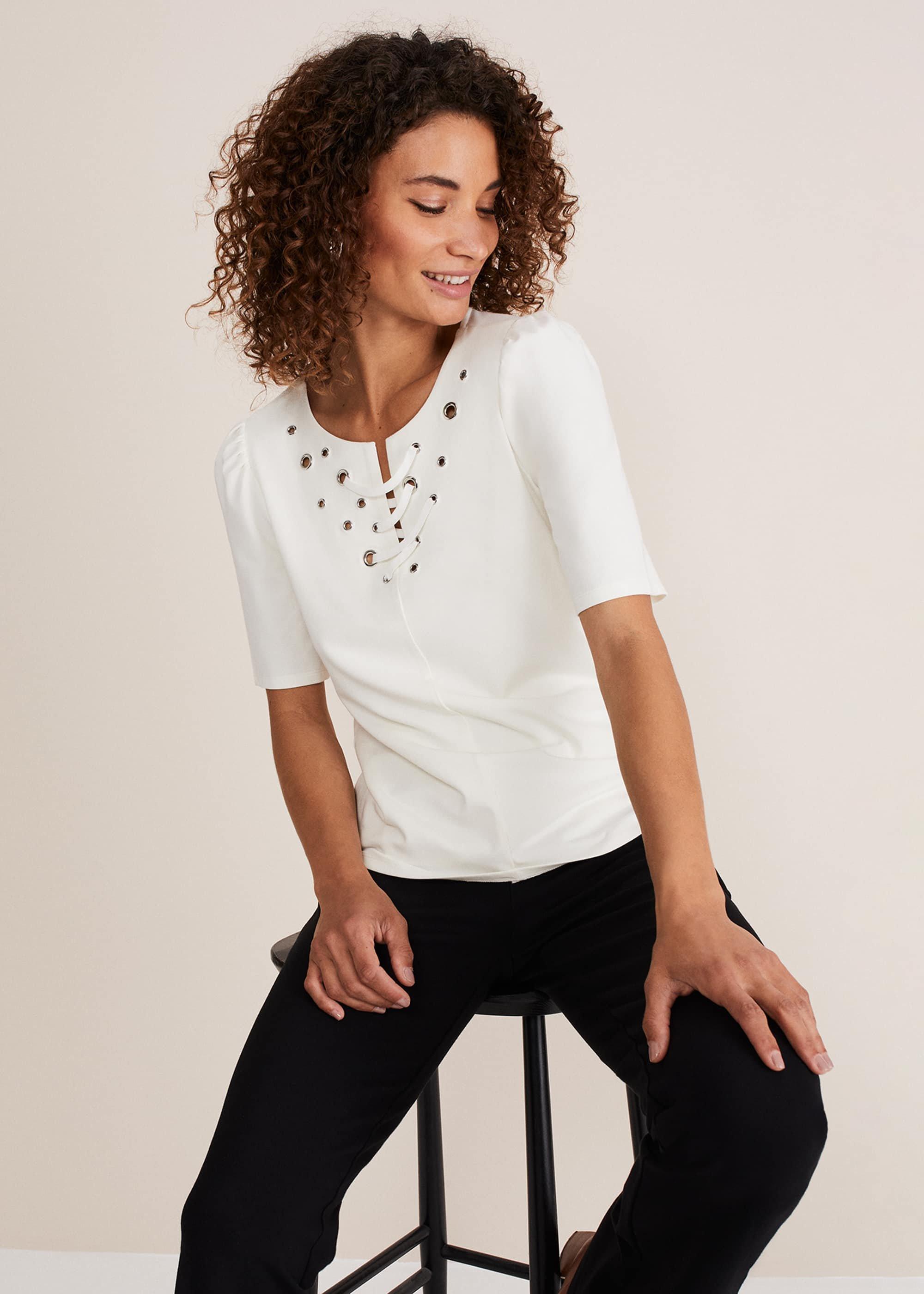 Kailee Eyelet Top