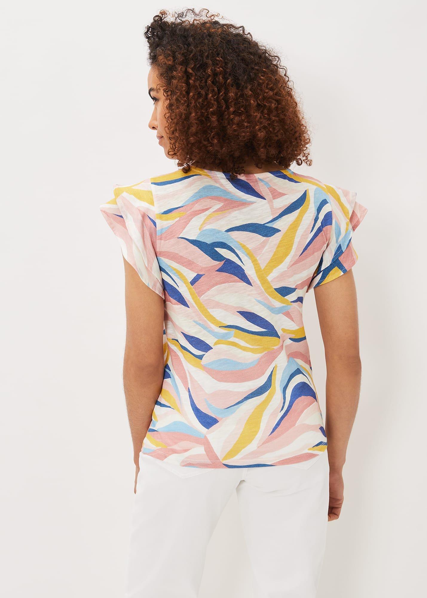 Kali Linen Multi Print Top