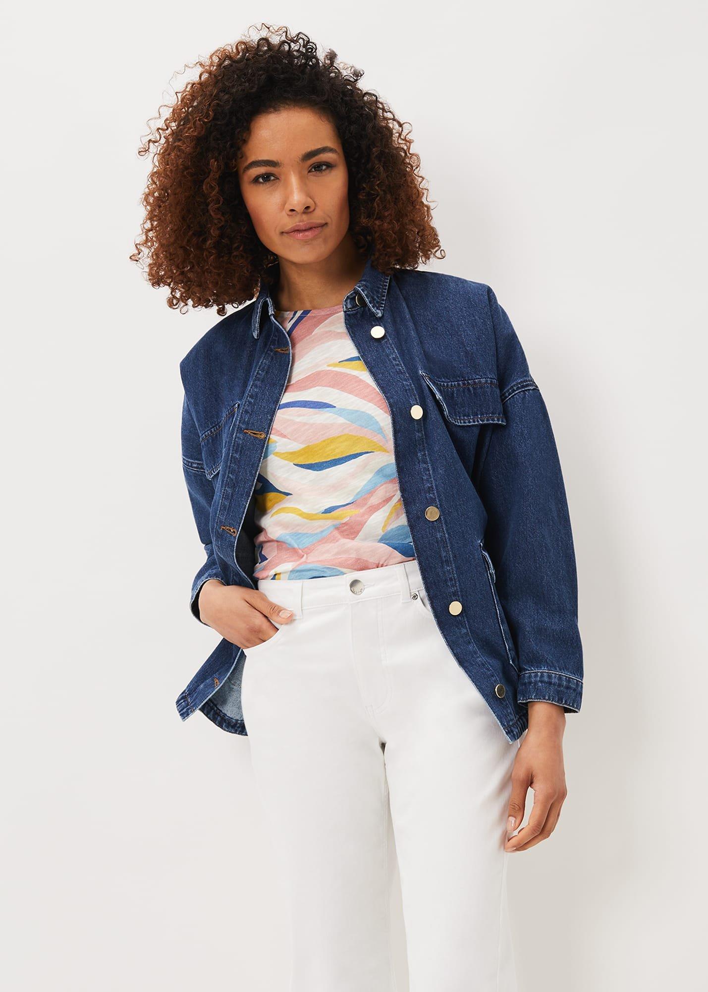 Kali Linen Multi Print Top