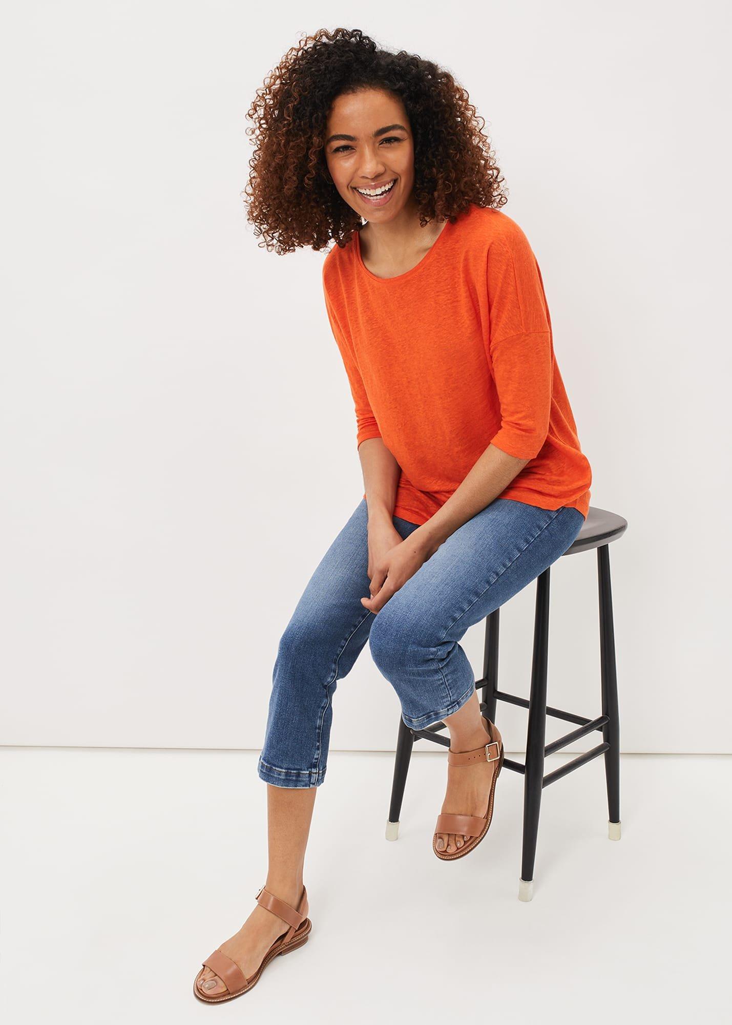Catrina Linen Top