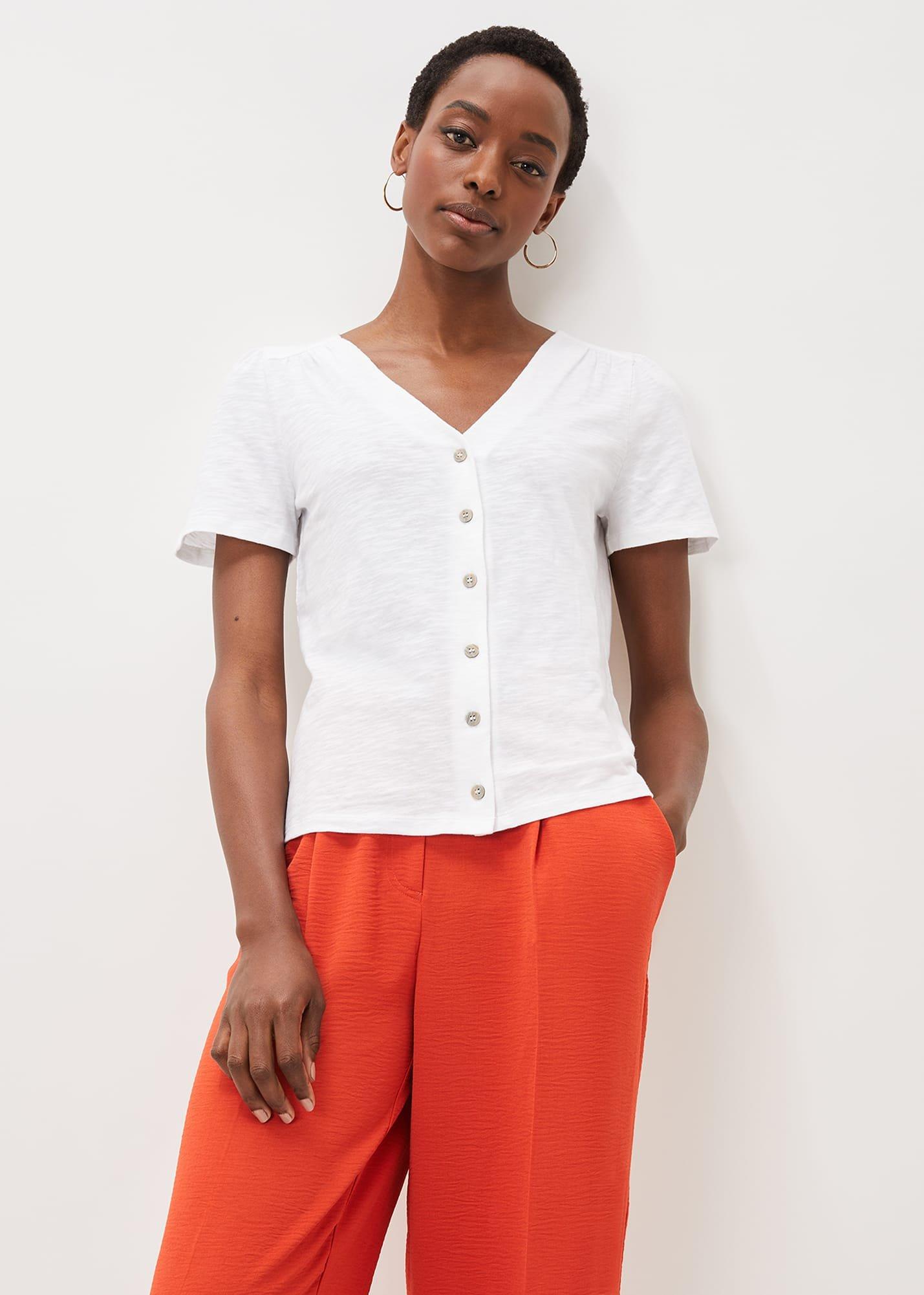Lorenna Button Through Top