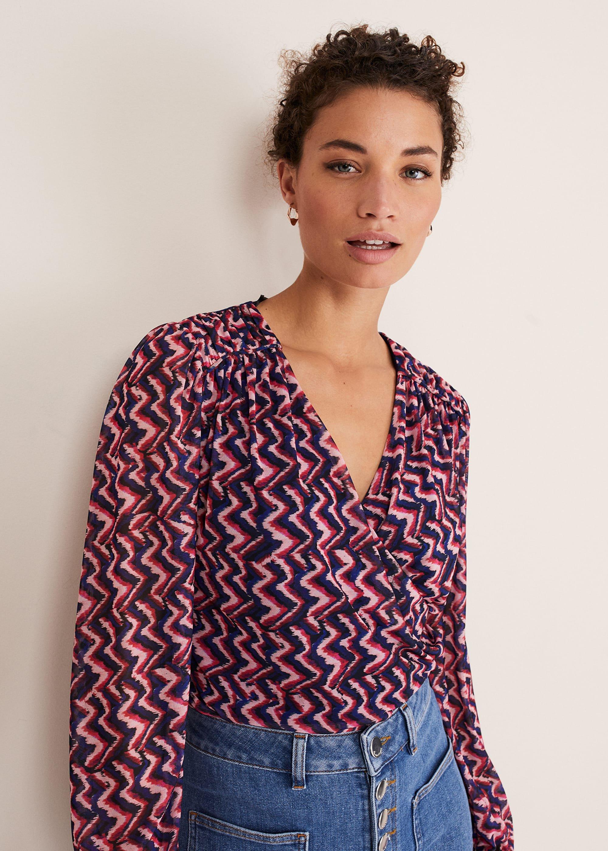Dorathy Zig Zag Mesh Top