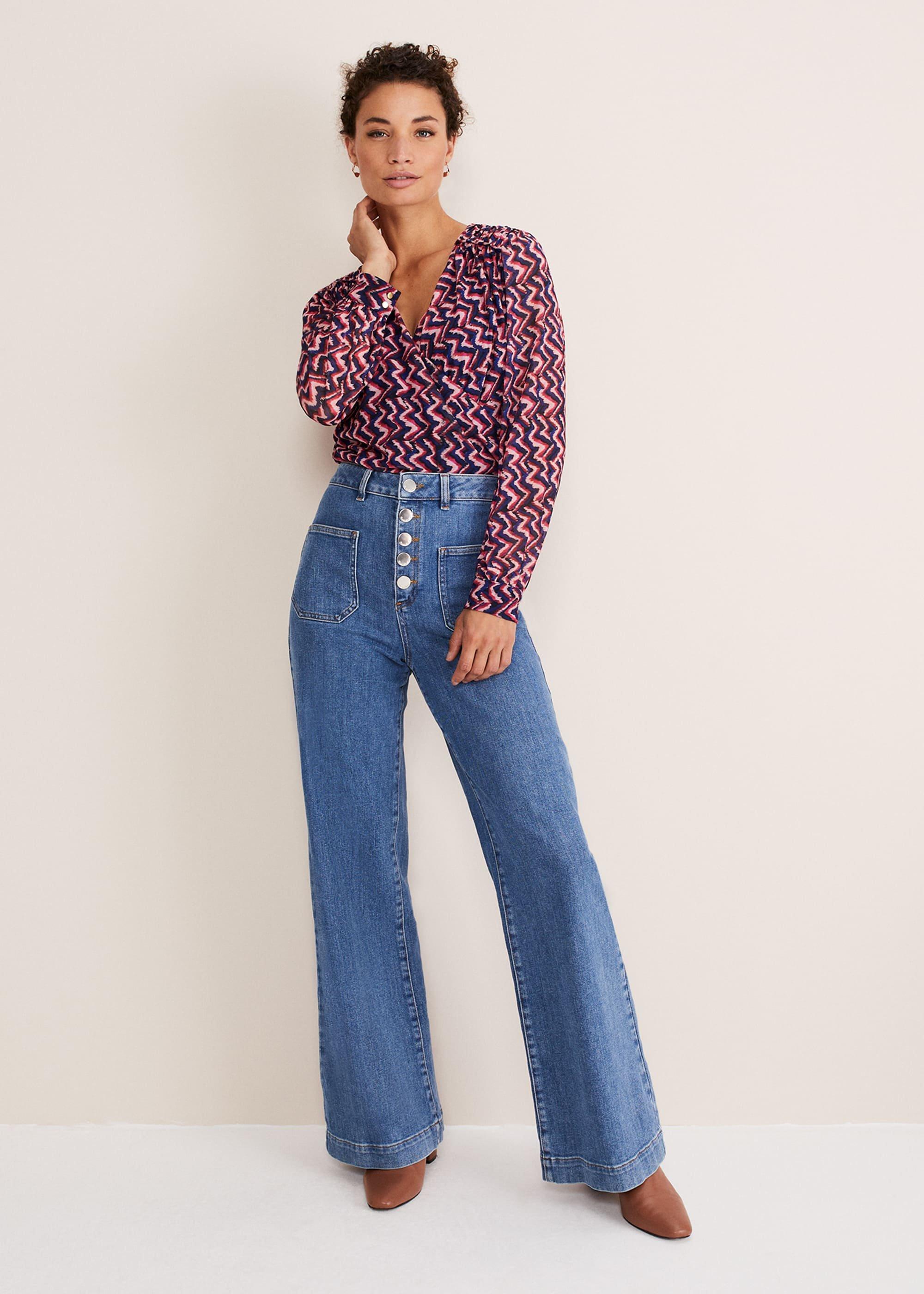 Dorathy Zig Zag Mesh Top
