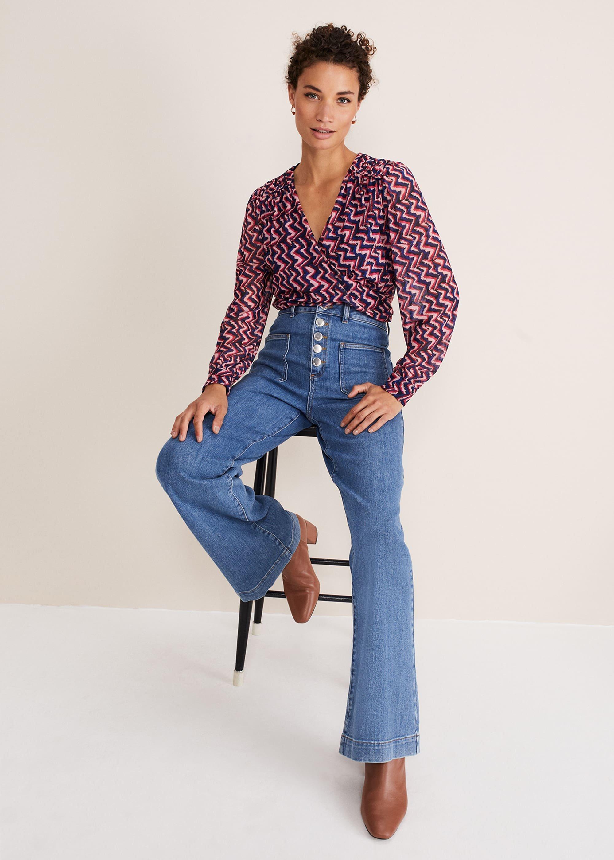 Dorathy Zig Zag Mesh Top
