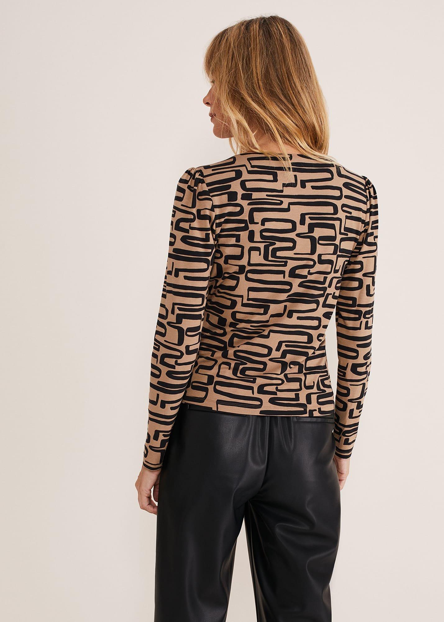 Flora Broken Lines Top