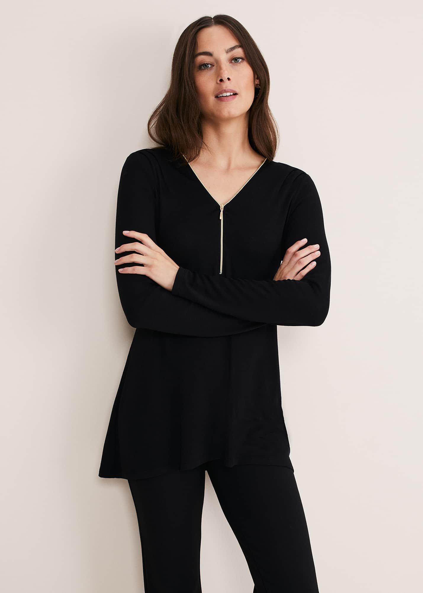 Kloe Zip Detail Top