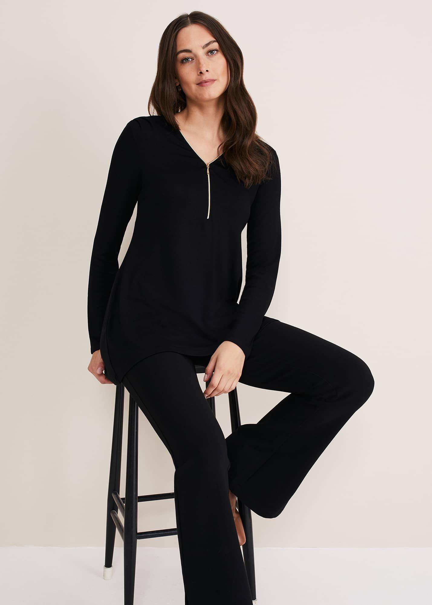 Kloe Zip Detail Top
