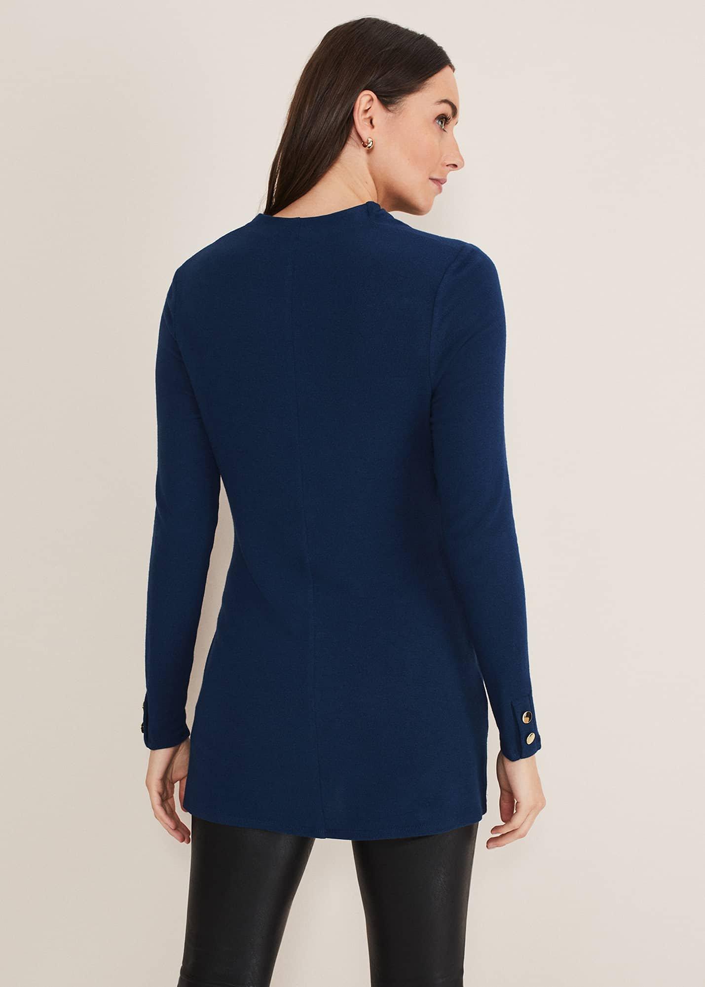 Maya Tie Front Longline Top