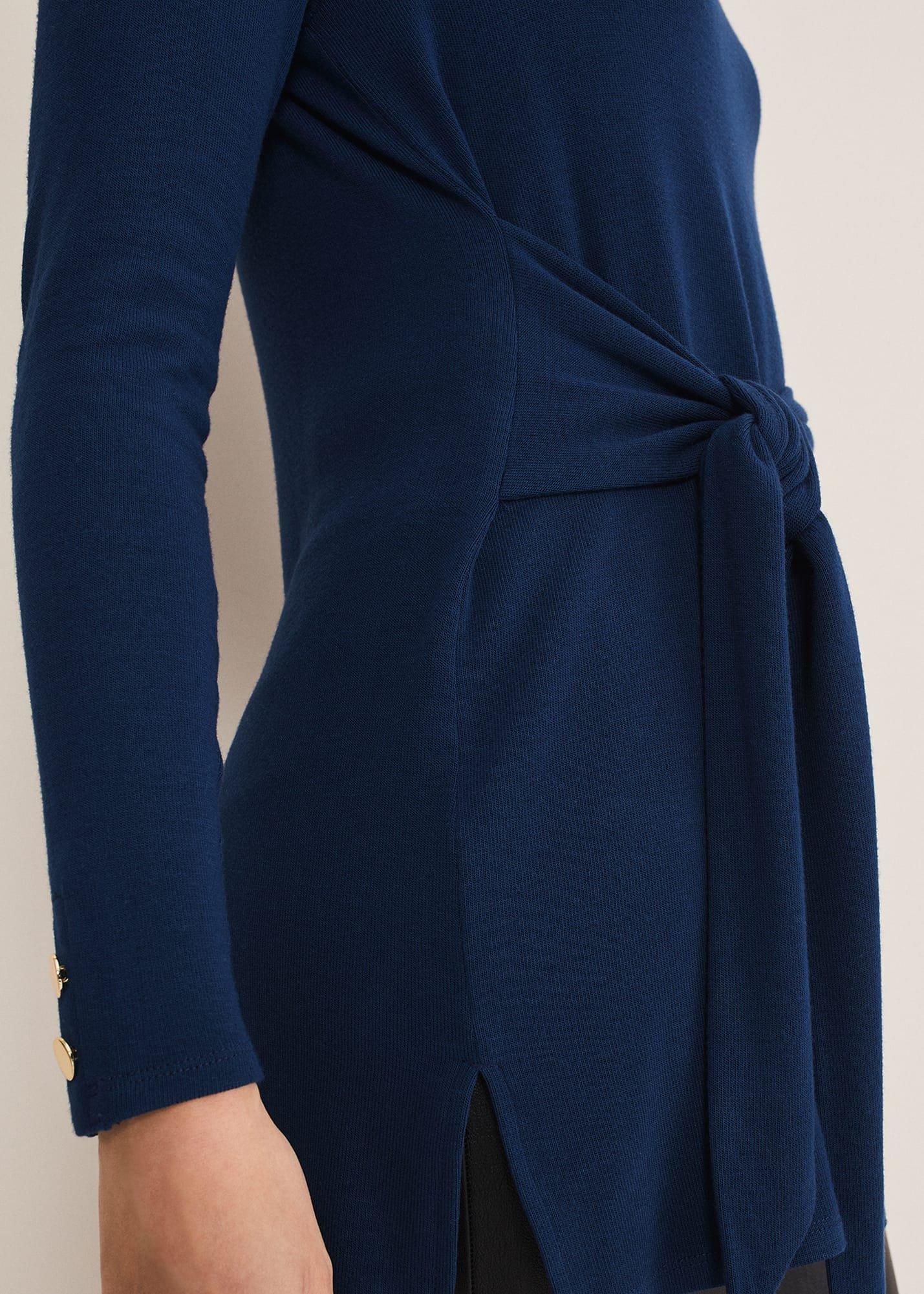 Maya Tie Front Longline Top