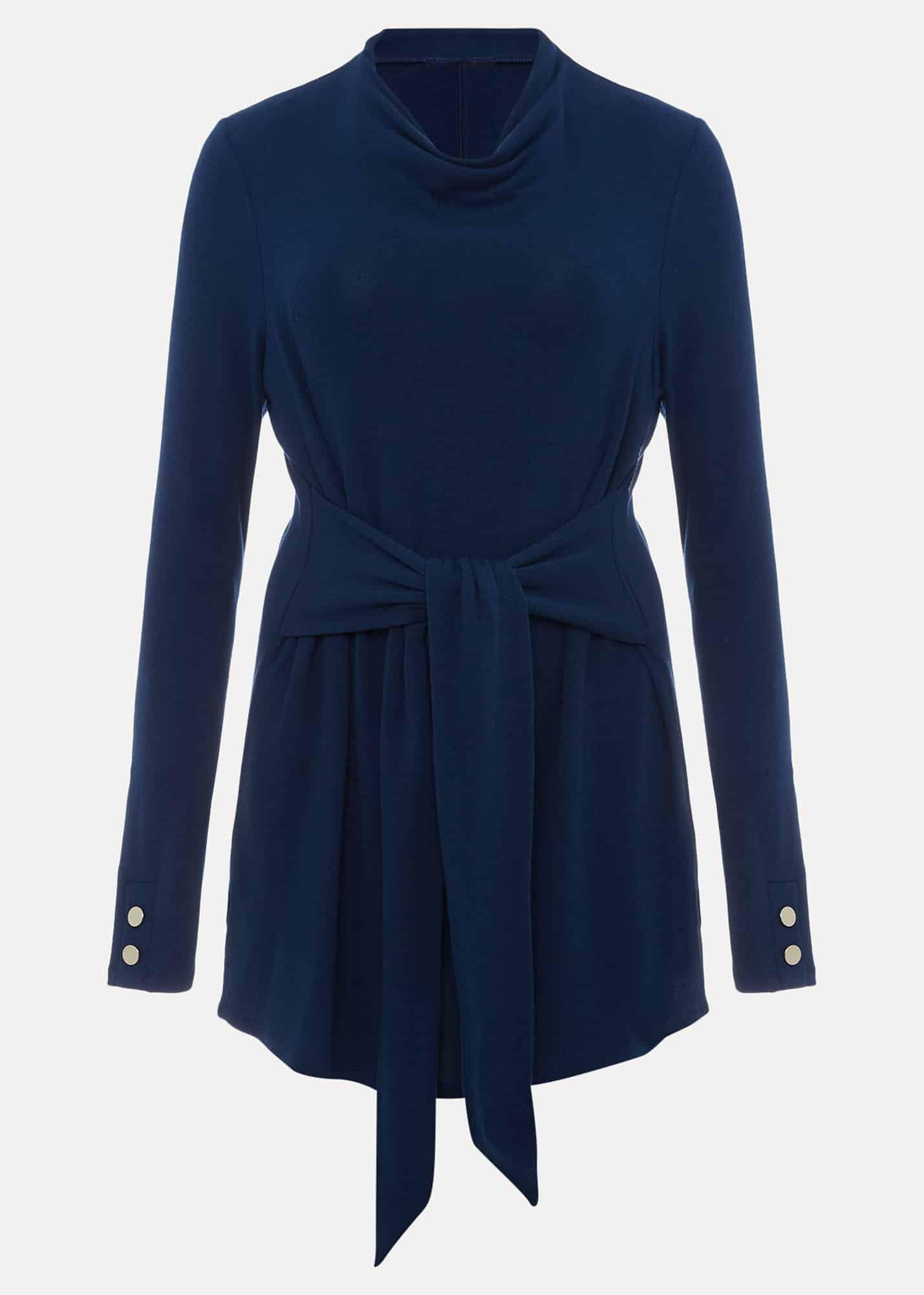 Maya Tie Front Longline Top