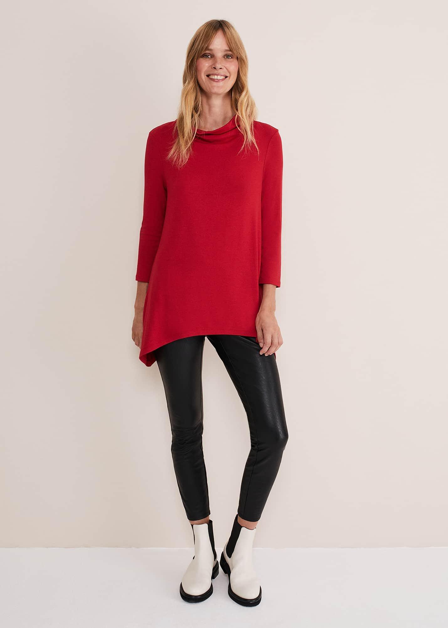 Chrissie Cowl Swing Top