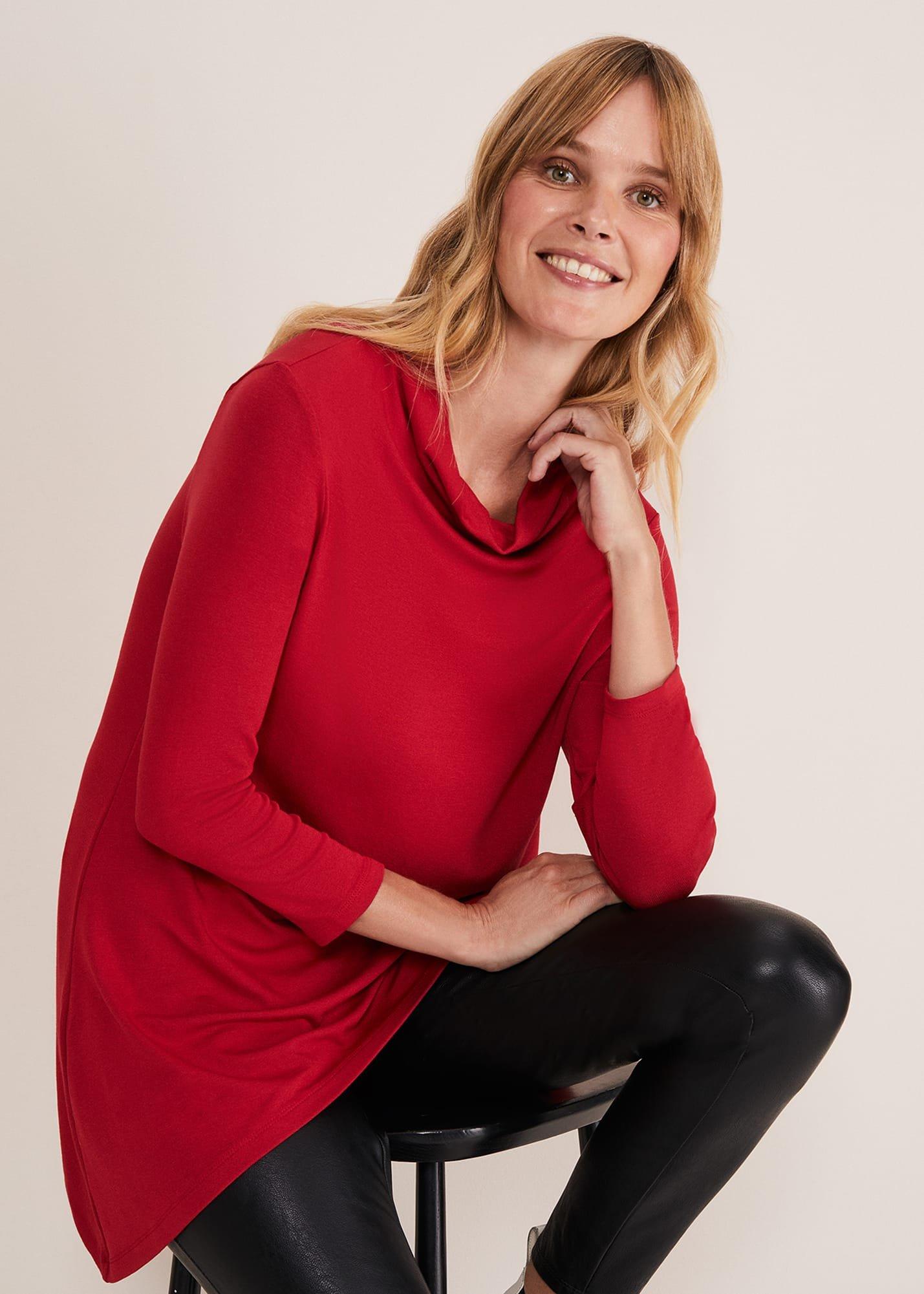 Chrissie Cowl Swing Top