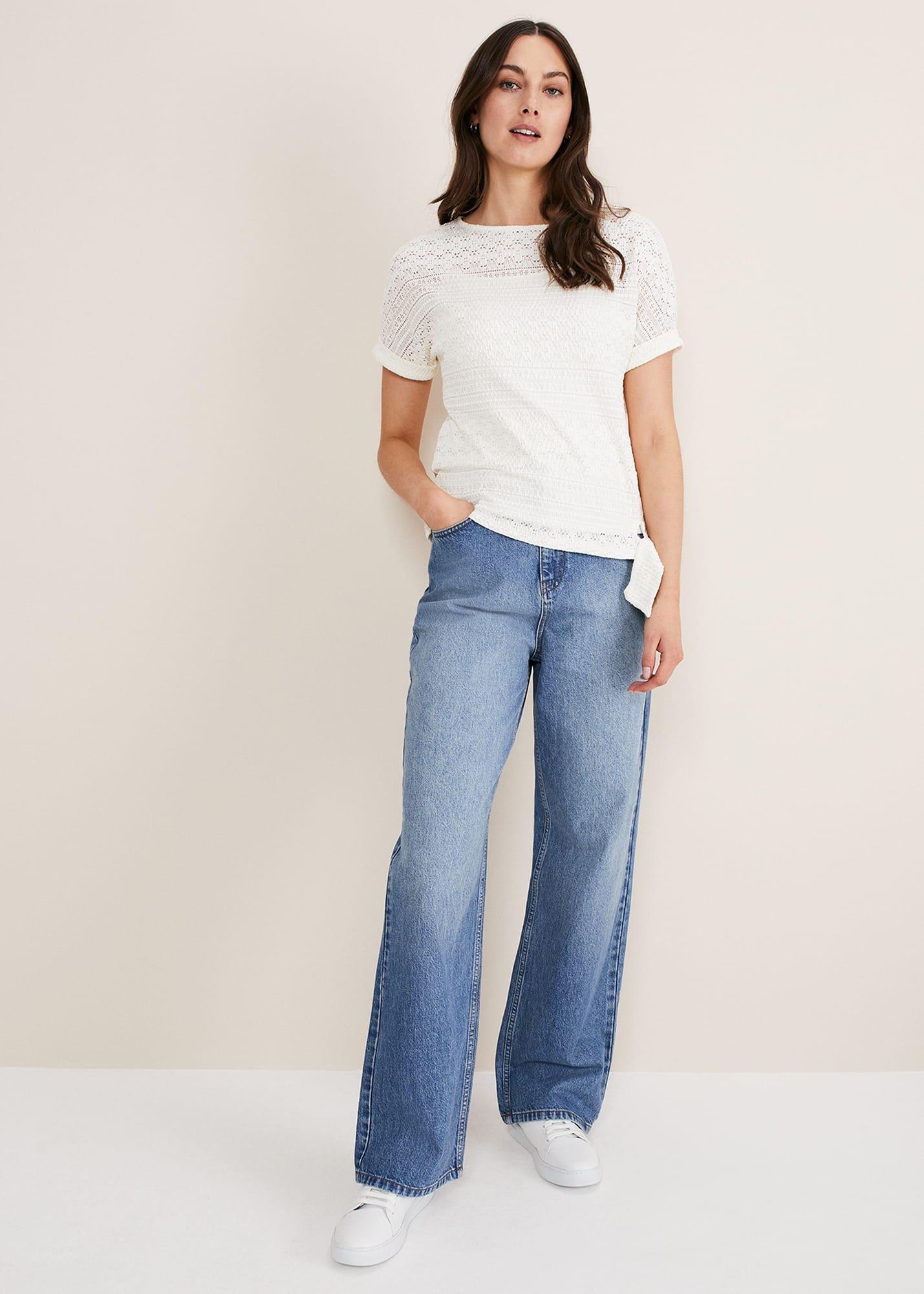 Emmlyn Lace Textured  Top