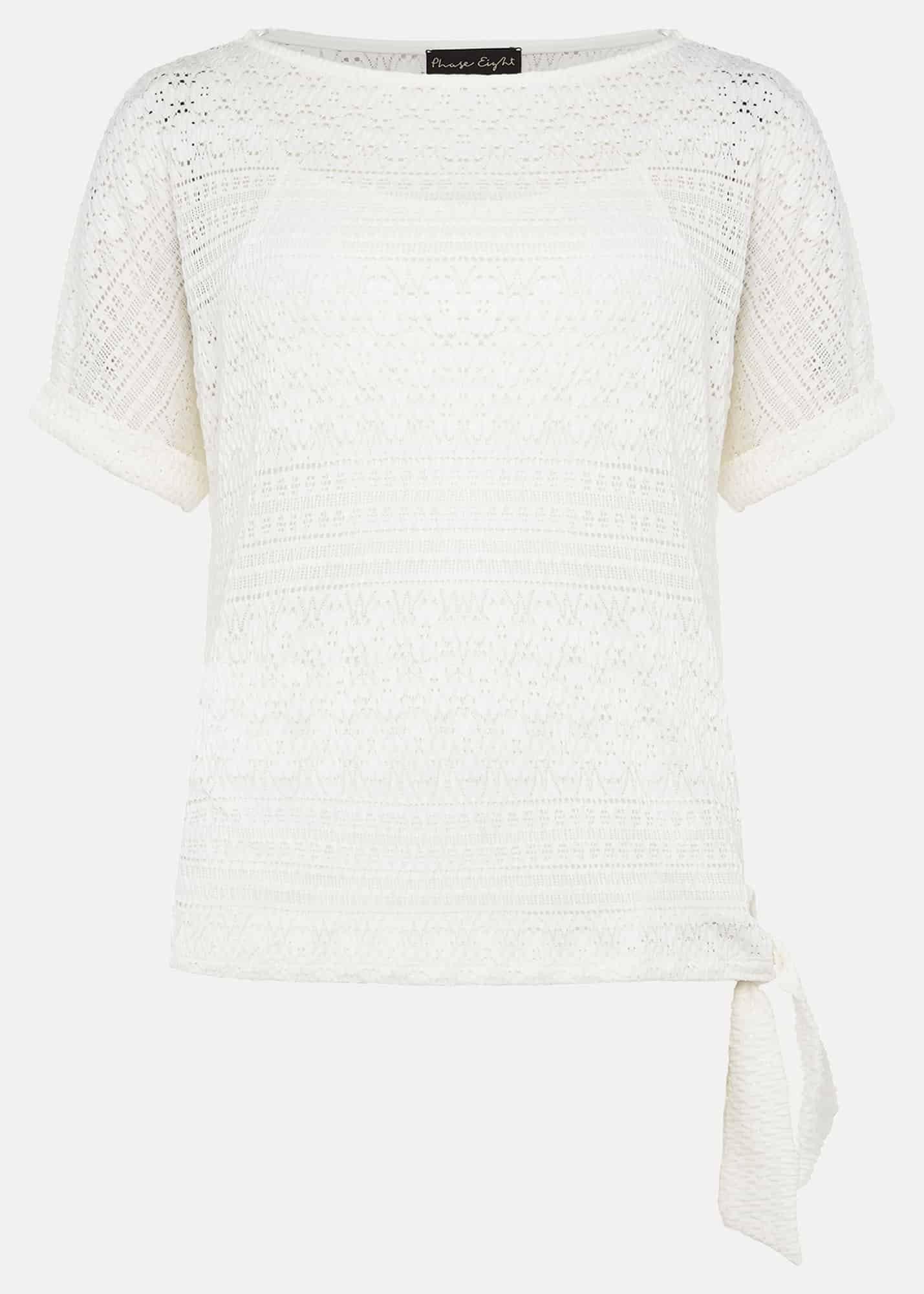 Emmlyn Lace Textured  Top