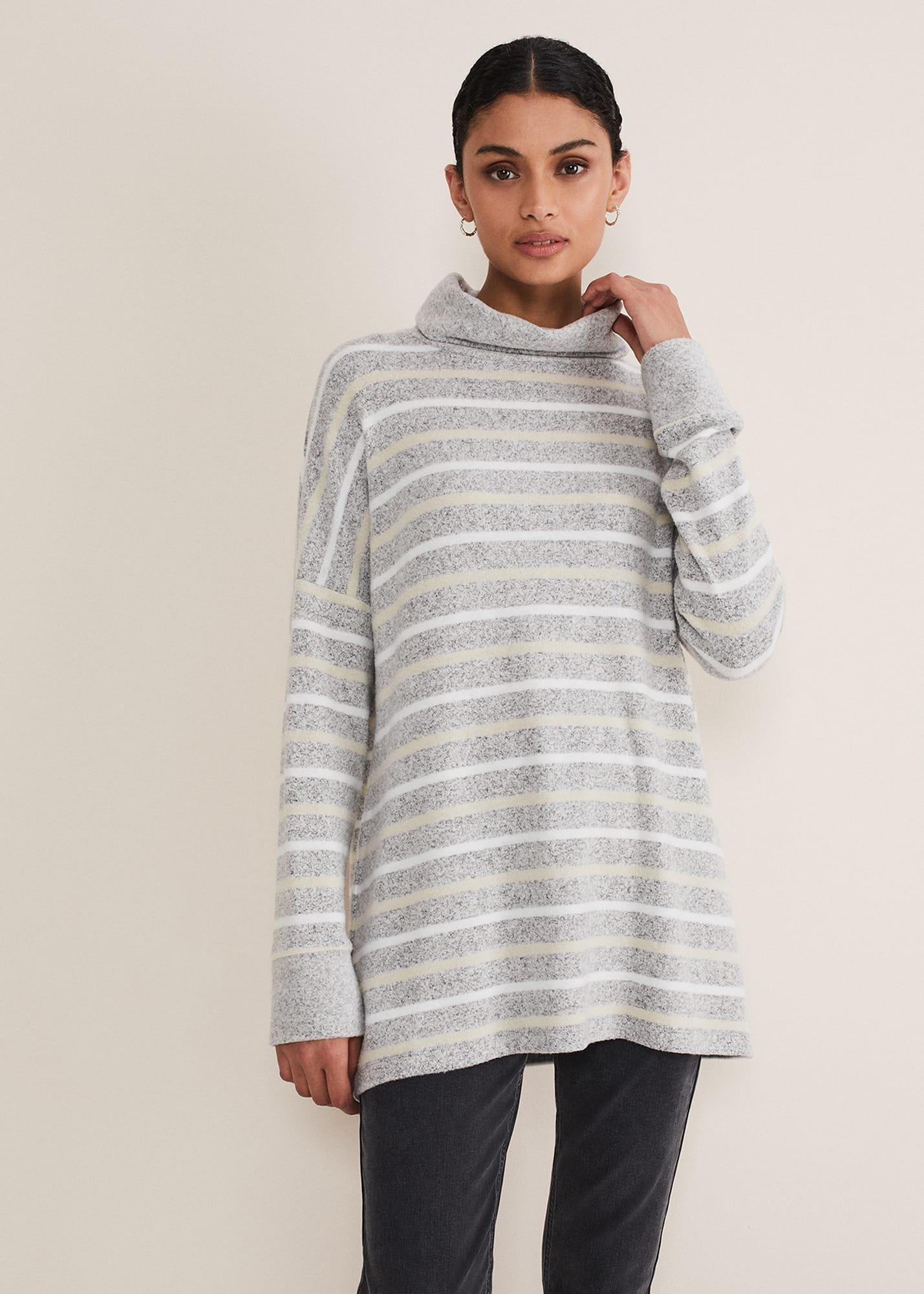 Leya Stripe Snuggle Top