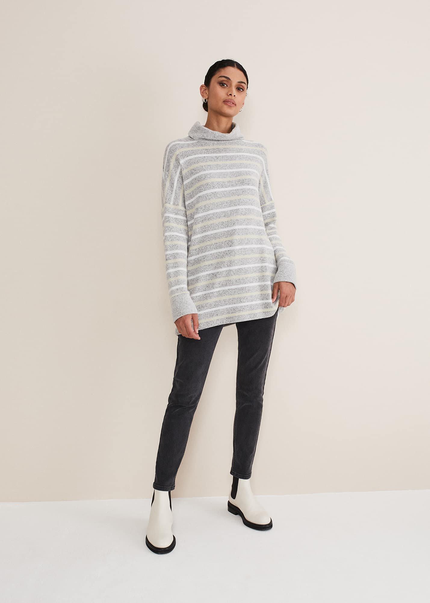 Leya Stripe Snuggle Top