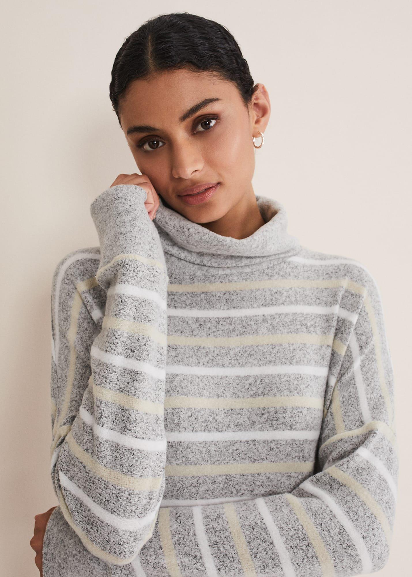Leya Stripe Snuggle Top